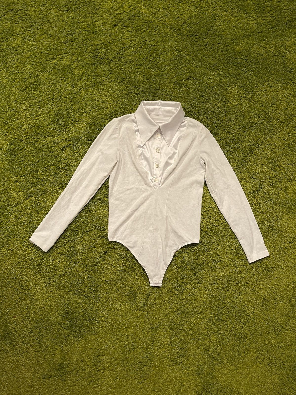 Designer × Wolford Wolford avant garde longsleeve bodysuit Size M / US 6-8 / IT 42-44 - 1 Thumbnail