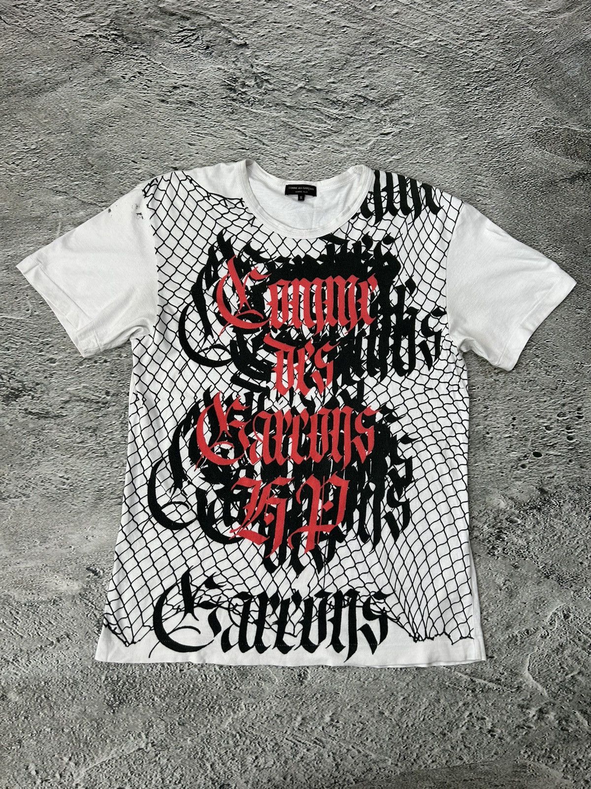 Comme des Garcons Homme Plus Comme Des Garcons T-shirt Gothic AW2019 MIKITYPE graphic tee Size US M / EU 48-50 / 2 - 1 Thumbnail