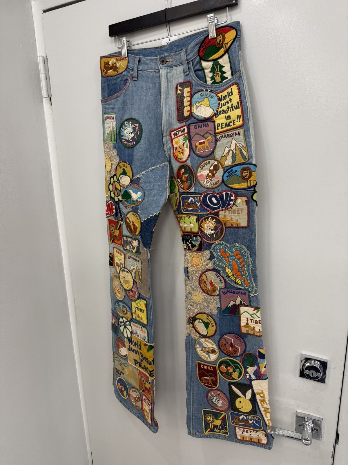 Kapital Kapital Kountry Denim Rat Flare Jeans Size US 32 / EU 48 - 3 Thumbnail