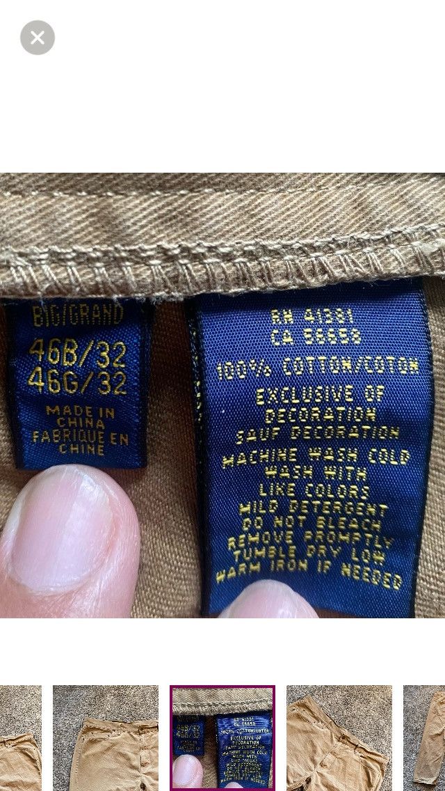 Polo Ralph Lauren Polo by Ralph Lauren Khaki Pants Size 46B/32 Size US 44 / EU 60 - 5 Thumbnail