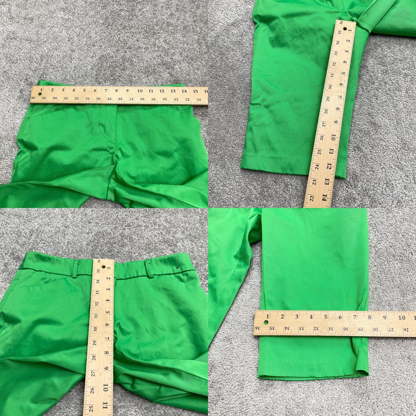 Vintage 7th Avenue Bermuda Shorts Women 0 Green Mid Rise Flat Front Casual Outdoor Pants Bermuda Shirt? Size 25" / US 0 / IT 36 - 8 Thumbnail