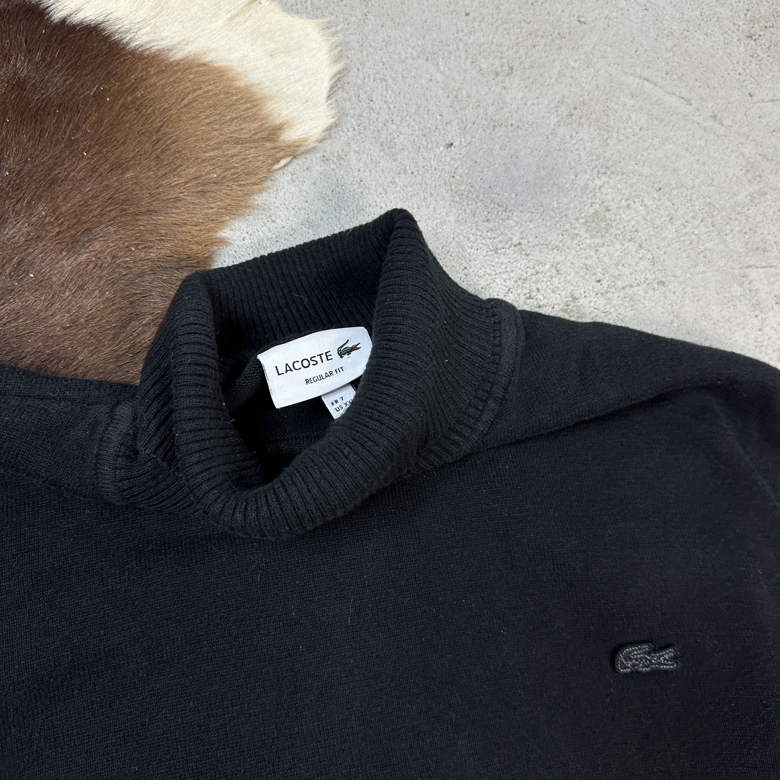 Lacoste × Vintage Lacoste turtleneck Size US XXL / EU 58 / 5 - 5 Thumbnail