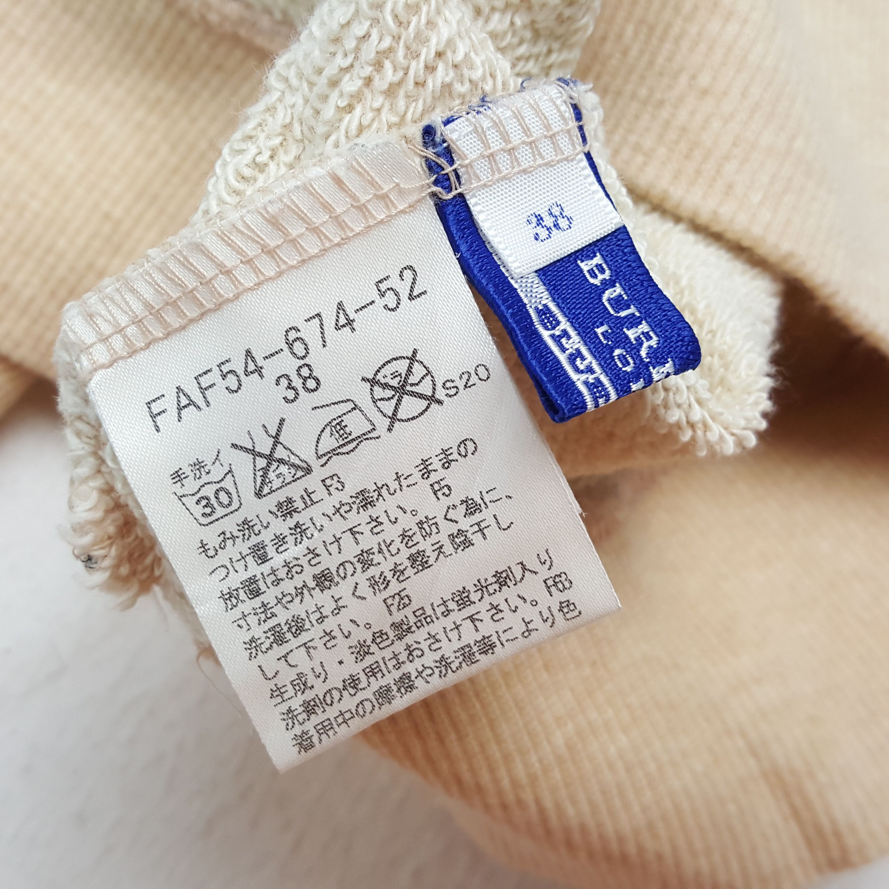 Burberry × Japanese Brand × Vintage Vintage BURBERRY LONDON BLUE LABEL Brand Sweatshirts Size XS / US 0-2 / IT 36-38 - 8 Thumbnail