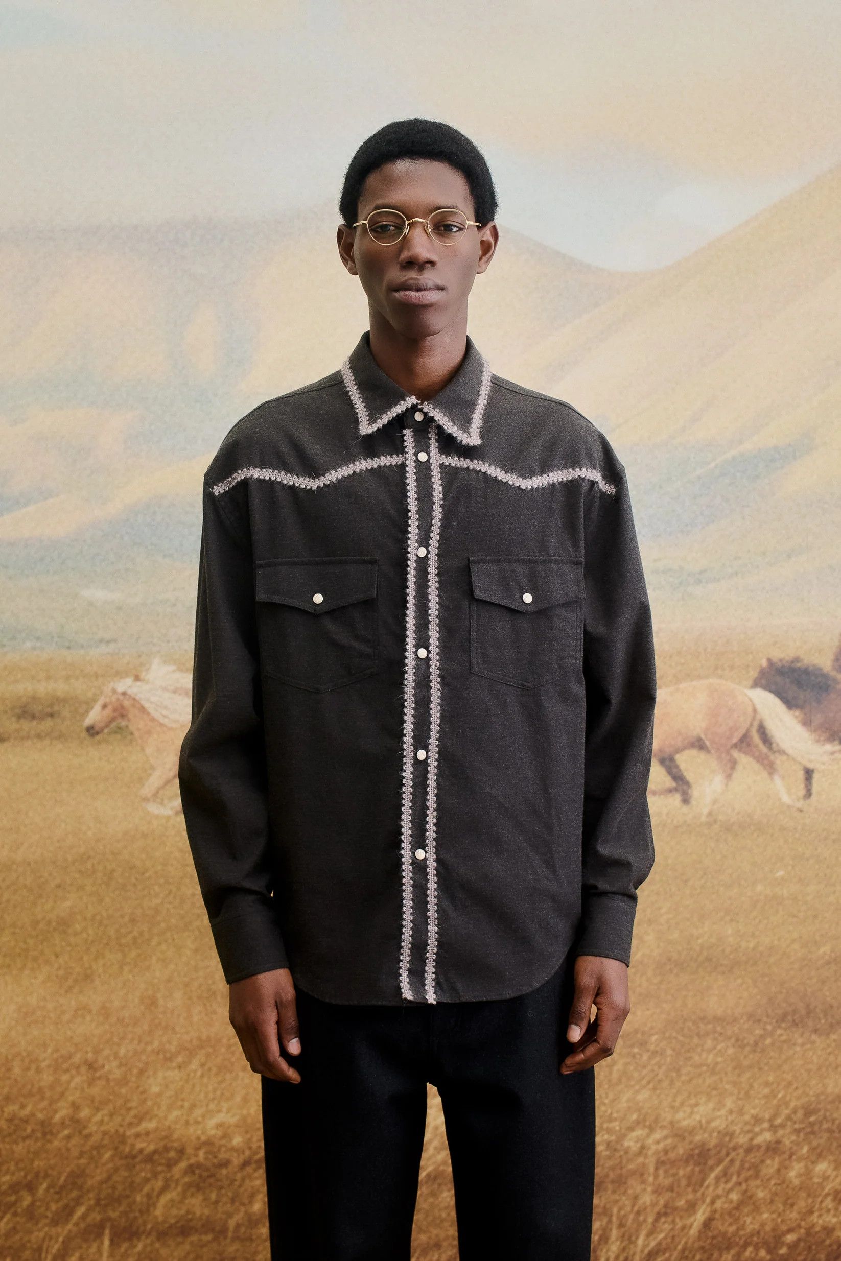 A Kind Of Guise 💚 AW25 A Kind Of Guise Exclusive Yahi Shirt Dark Umber NEW Size US S / EU 44-46 / 1 - 4 Thumbnail