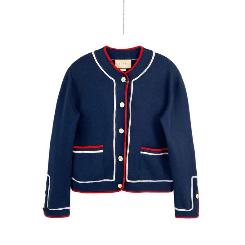 Gucci Gucci Borderless Overture Series Color-blocked Knitted Jac Size XS / US 0-2 / IT 36-38 - 1 Thumbnail