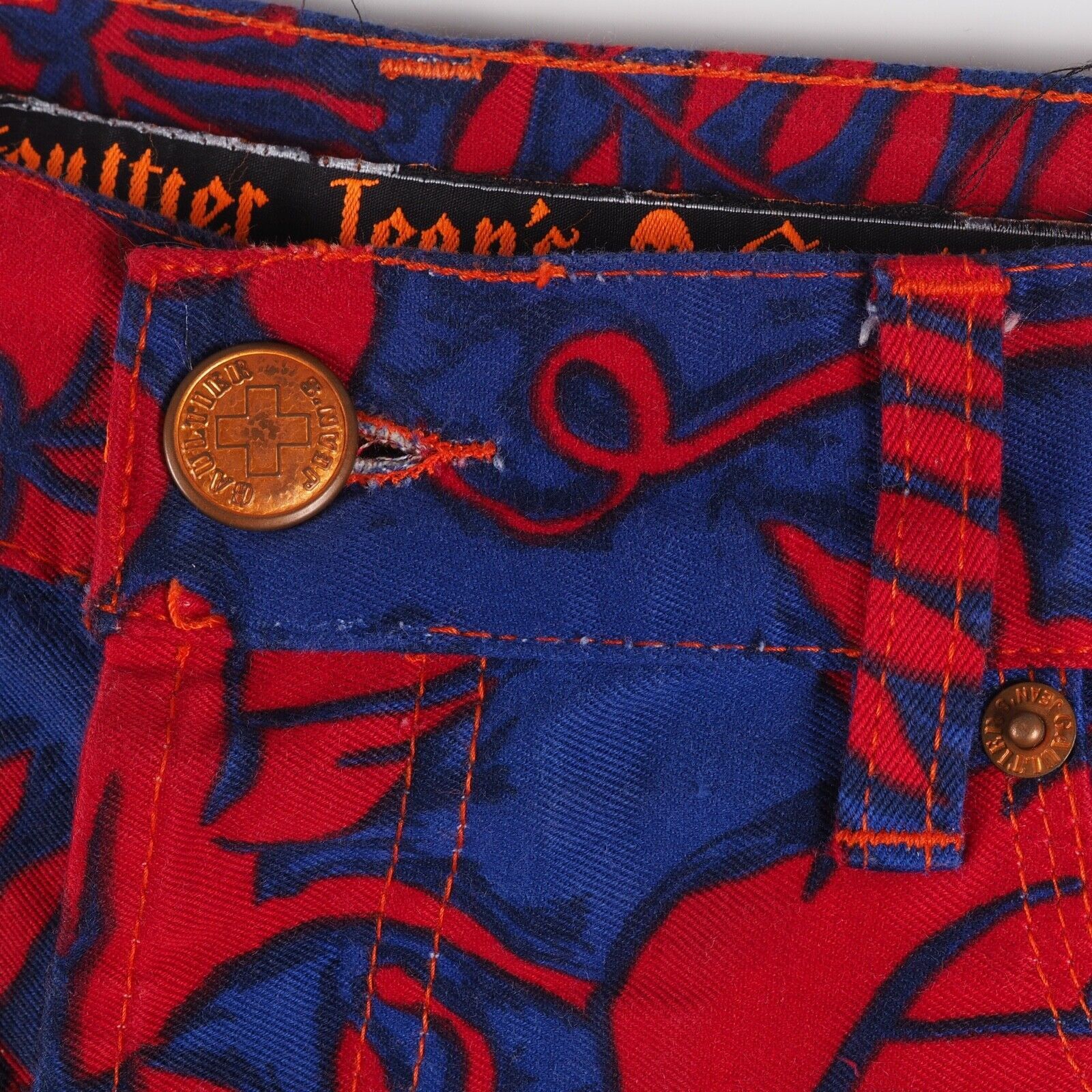 Jean Paul Gaultier Jean Paul Gaultier Vintage Floral Denim Shorts Size 30" / US 8 / IT 44 - 3 Thumbnail