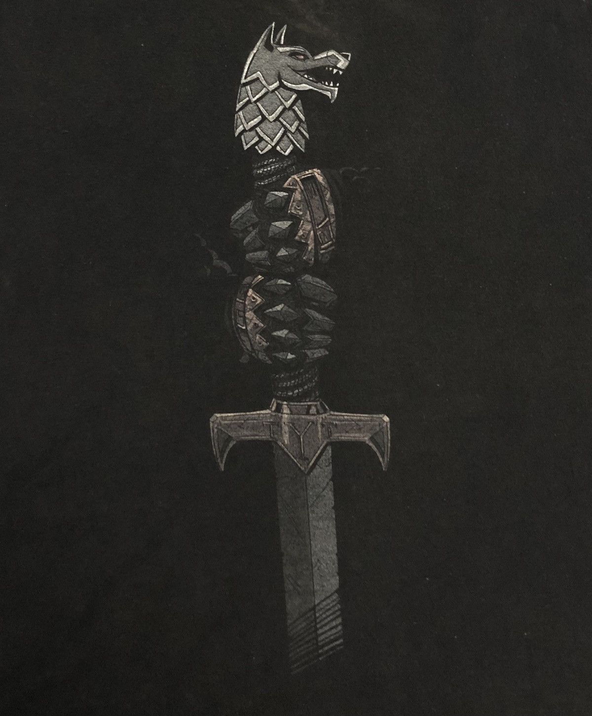 Vintage Vintage Tultex TYT Sword In The Darkness T-Shirt Size US XL / EU 56 / 4 - 3 Thumbnail