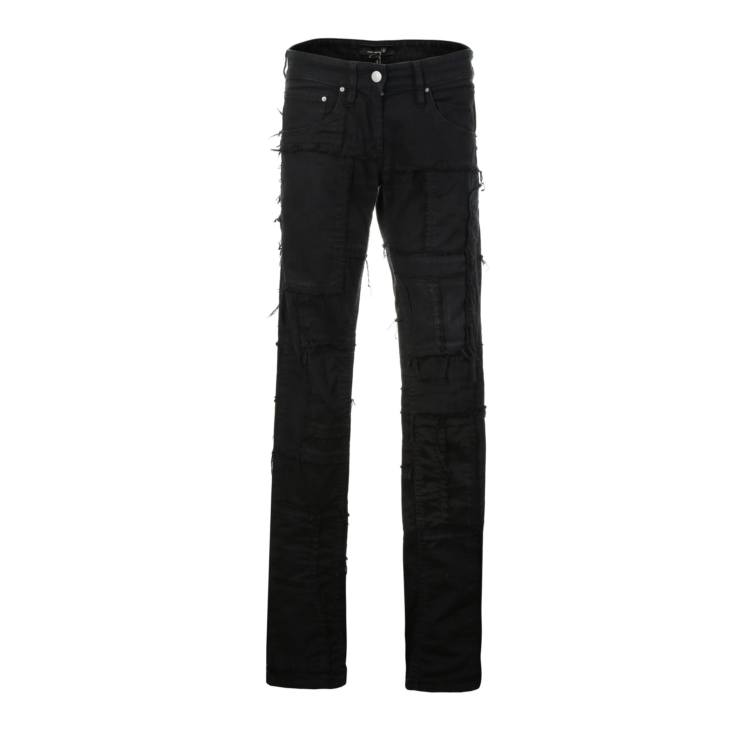 image of Isabel Marant Distressed Black Jeans, Women's (Size 26)