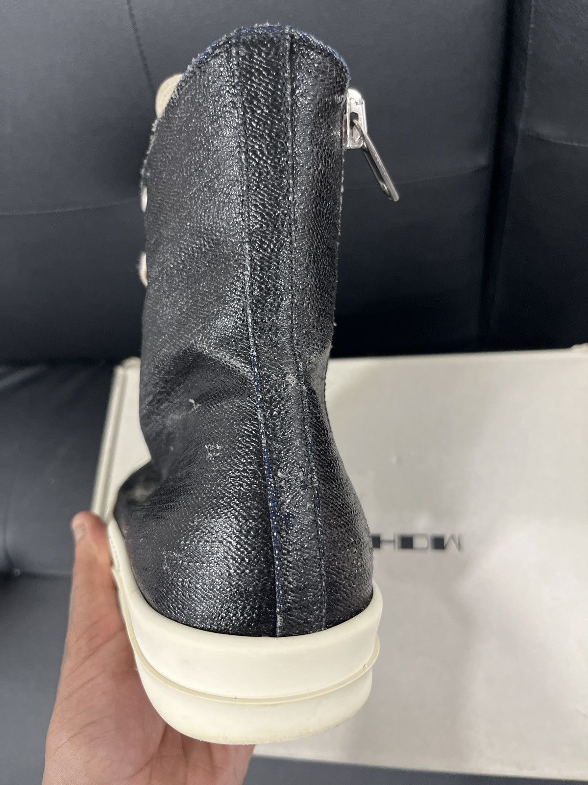 Rick Owens Hi Top Dark Shadow Rick Owens Size US 8 / EU 41 - 11 Thumbnail