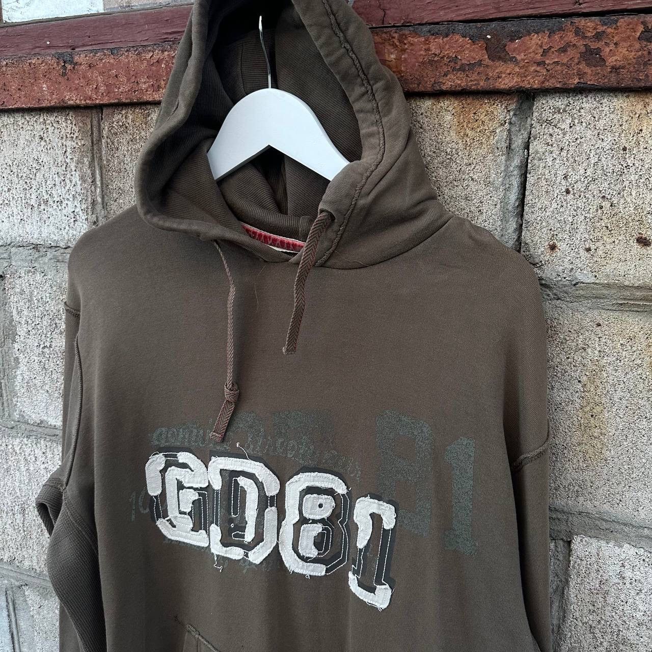 POST ARCHIVE FACTION (PAF) Vintage Archival Code 81 Hoodie Big Logo Grunge Avantgarde Size US L / EU 52-54 / 3 - 6 Thumbnail