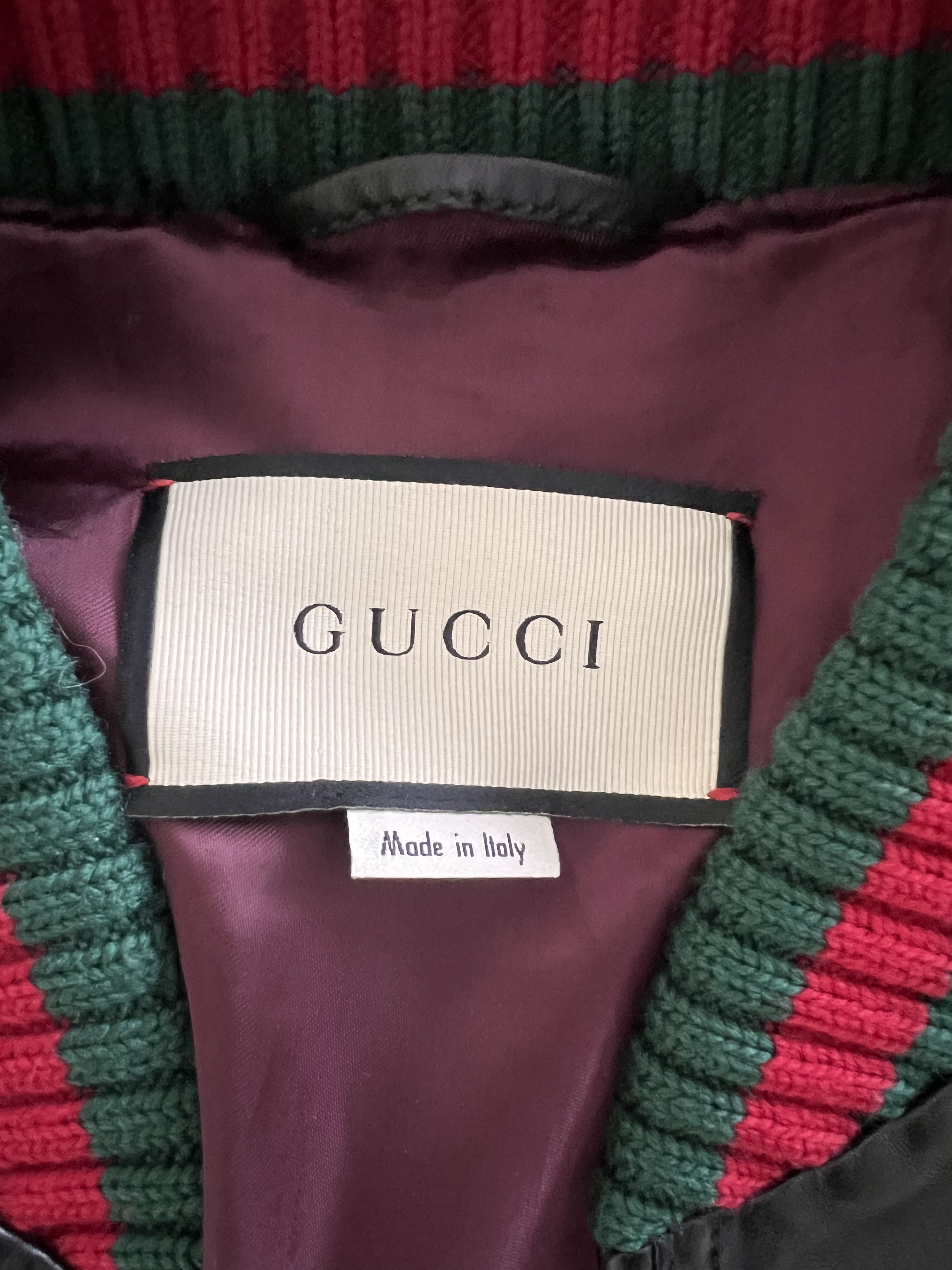 Gucci Gucci leather bomber jacketed Size US M / EU 48-50 / 2 - 6 Thumbnail