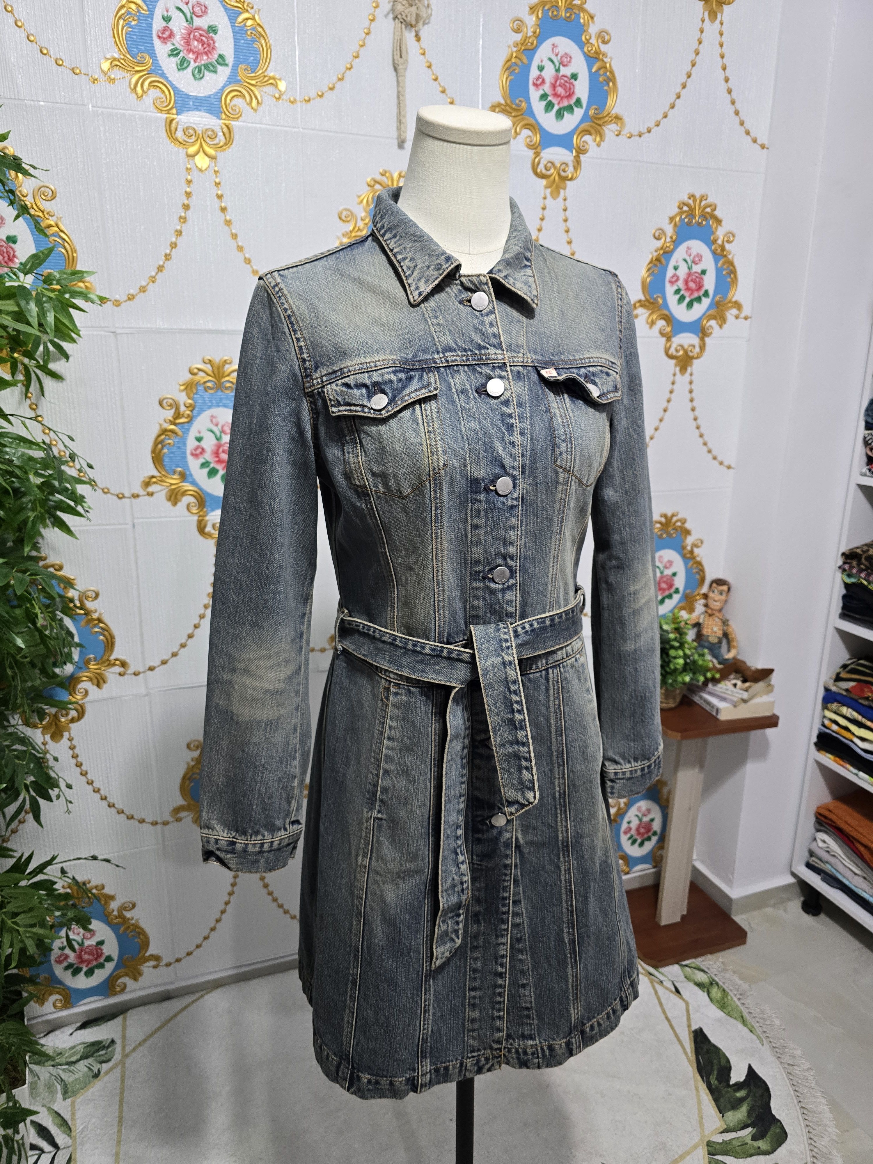 Miss Sixty × Vintage MISS SIXTY large Denim Vintage Jacket LIKE NEW CONDITION Size L / US 10 / IT 46 - 2 Thumbnail