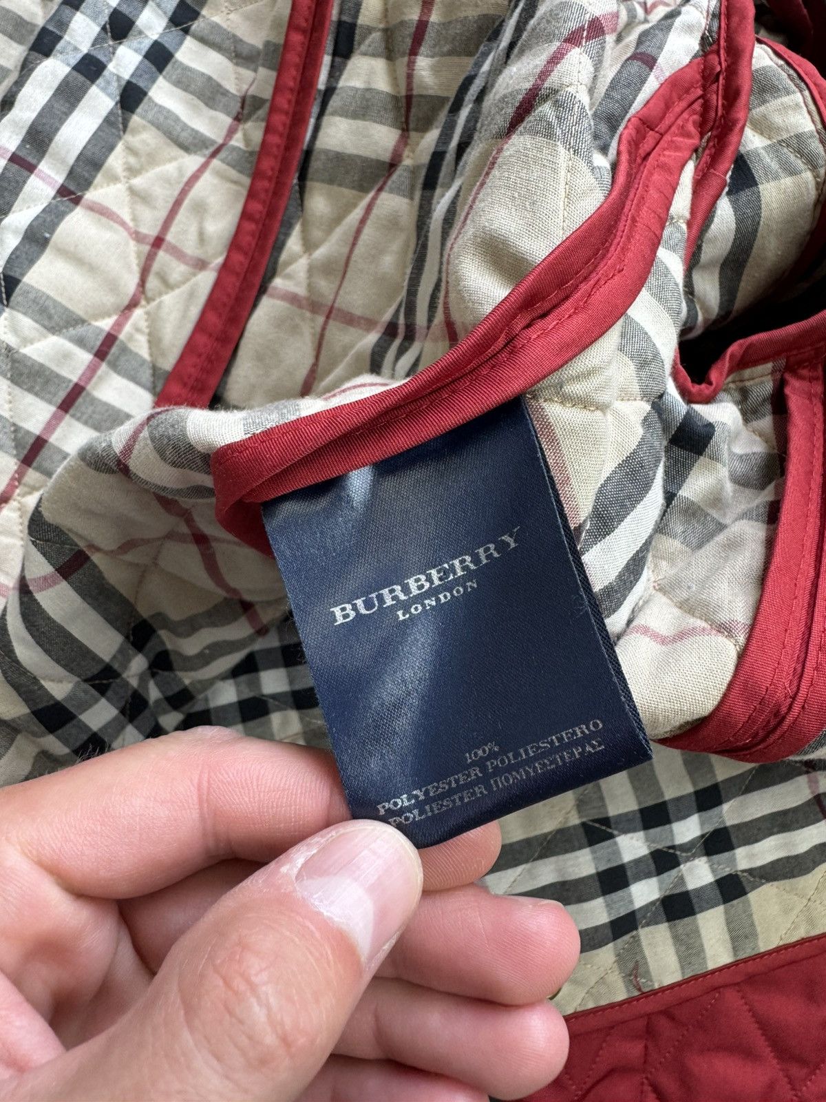 Burberry Burberrys Nova Check Vintage Bomber Quilted Reversible Size M / US 6-8 / IT 42-44 - 7 Thumbnail