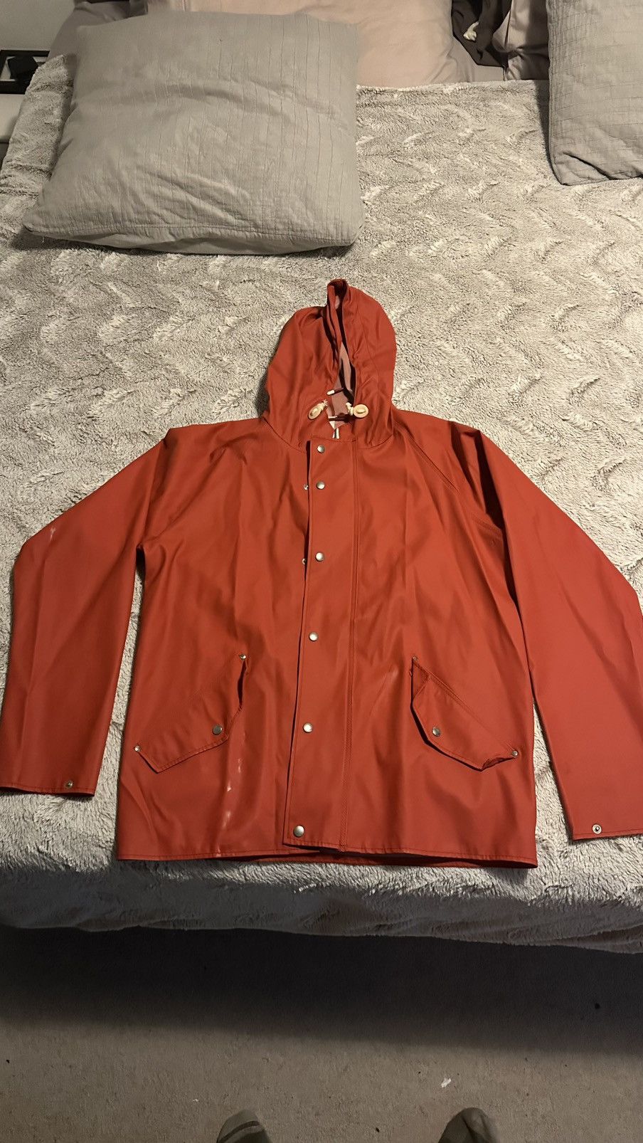 ELKA Rainwear × Norse Projects Norse Projects x Elka Classic Rain Jacket Blood Orange Size US M / EU 48-50 / 2 - 5 Thumbnail