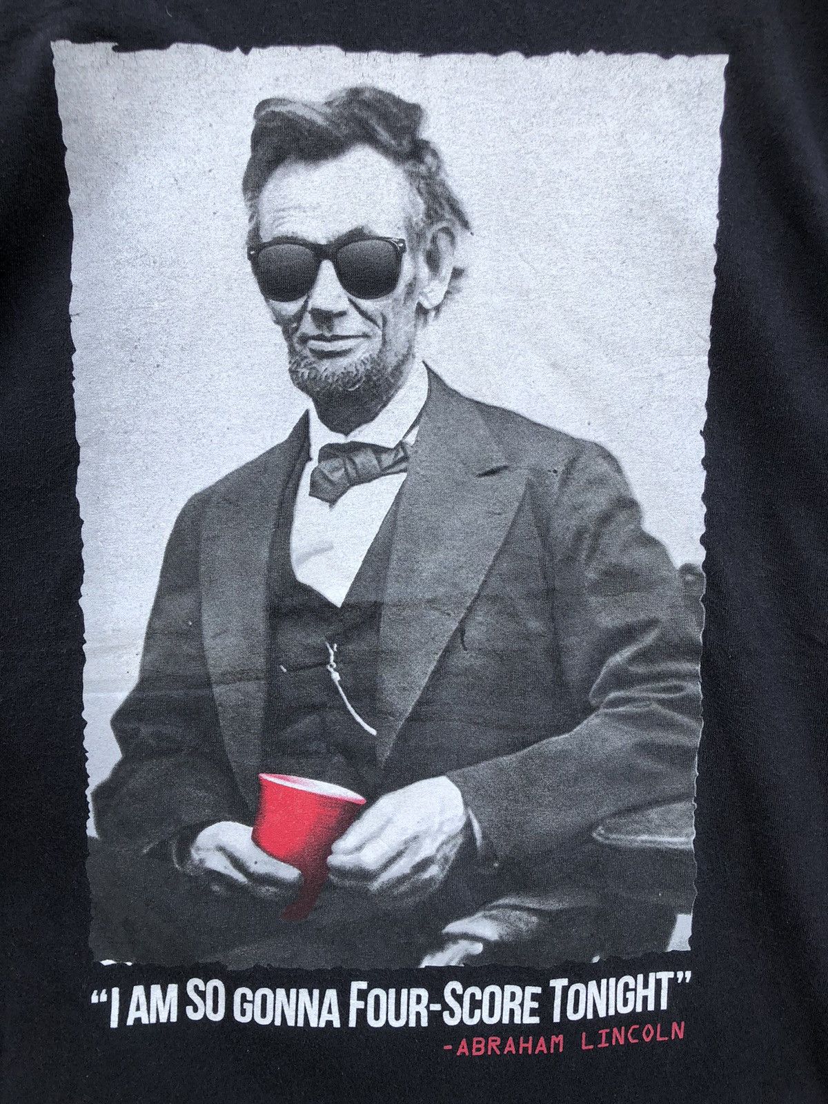 Japanese Brand × Vintage Vintage Y2K Abraham Lincoln Photo Tee Size US XL / EU 56 / 4 - 5 Thumbnail