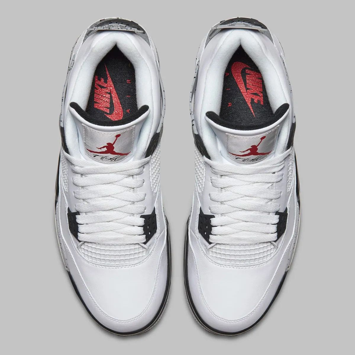 Jordan Brand × Nike Nike Jordan 4 Retro White Cement Size US 14 / EU 47 - 3 Thumbnail