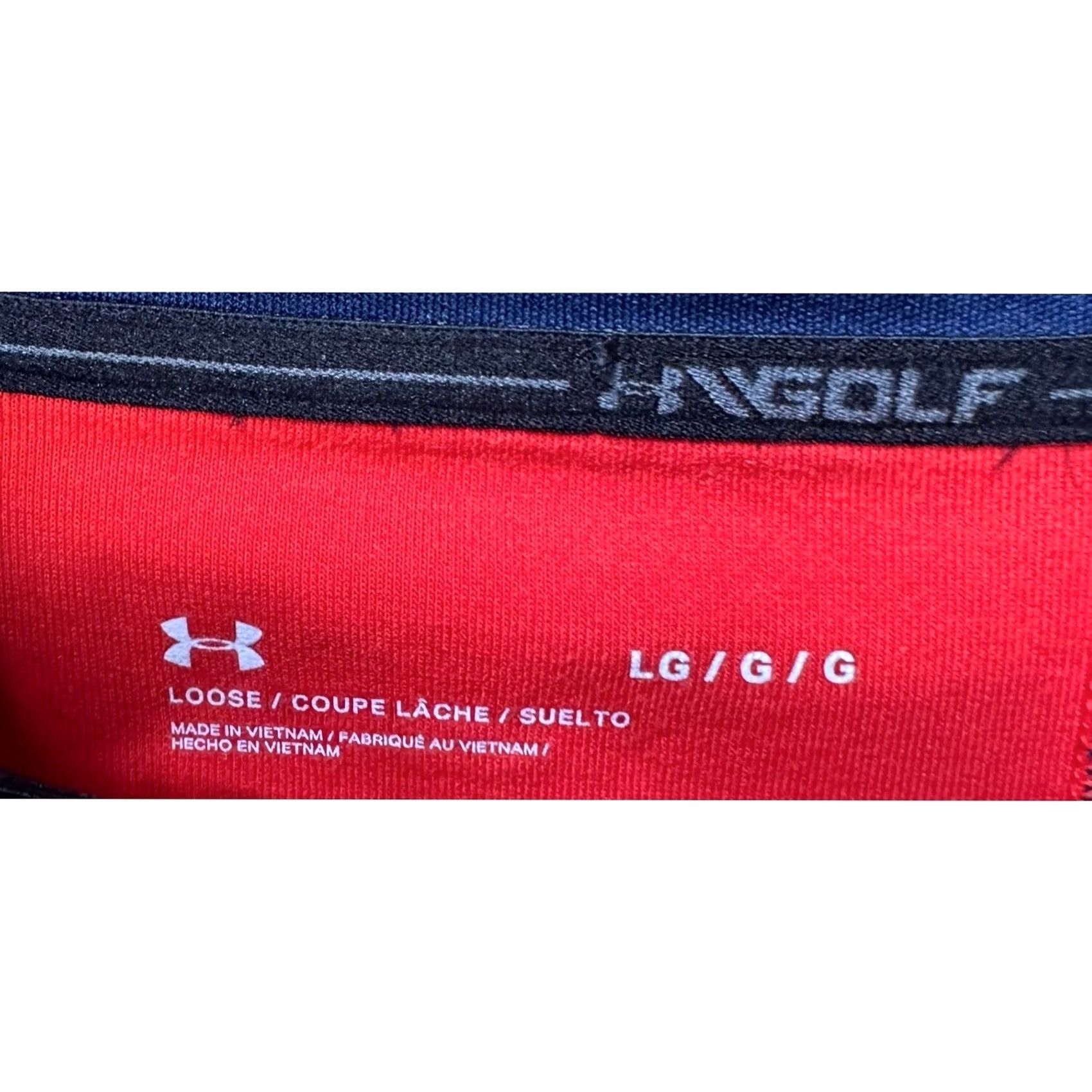 Under Armour Under Armour Sweatshirt Pullover Mens Large Red Golf Quarter Zip Loose Athletic Size US L / EU 52-54 / 3 - 4 Thumbnail