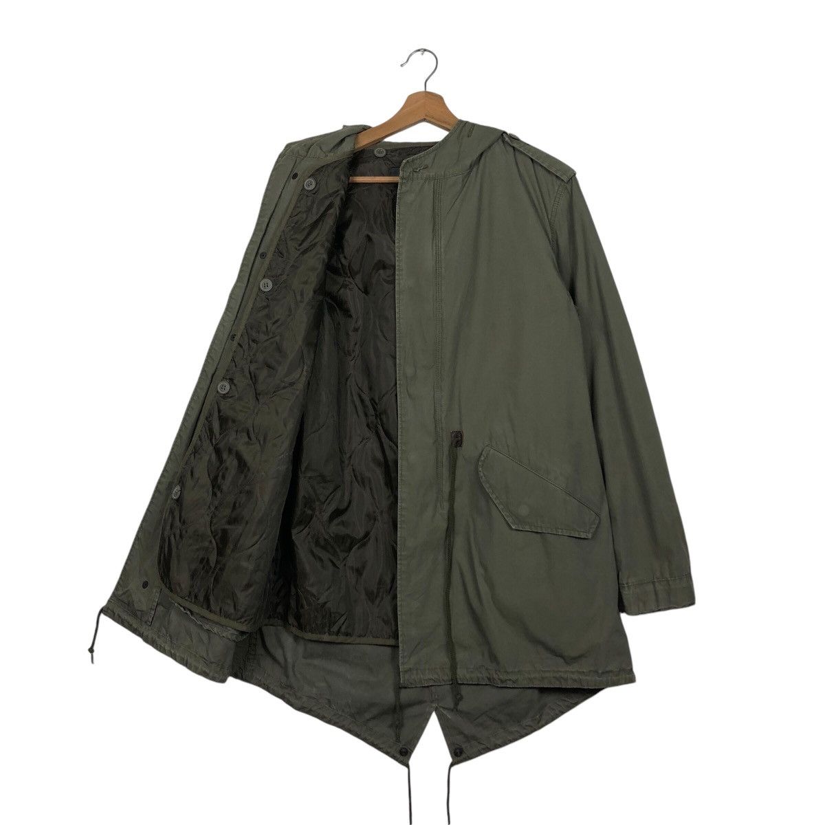 Alpha Industries × Vintage 📌Vintage Heavy Military Parka Jacket Alpha Industries Size US M / EU 48-50 / 2 - 14 Thumbnail