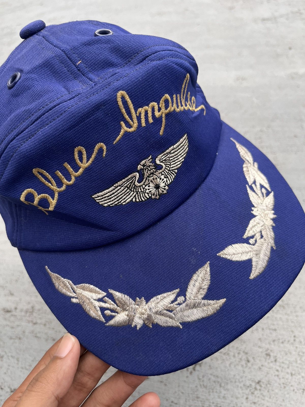 Japanese Brand Japanese Army Blue Impluse Hat Vintage Size ONE SIZE - 3 Thumbnail