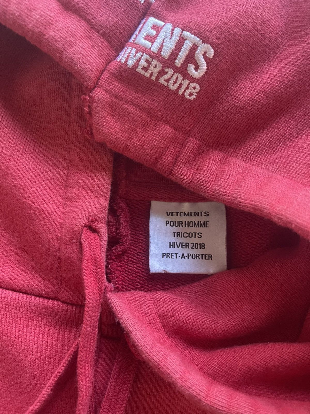 Vetements Vetement Antwerpen Split Hoodie AW18 Size US S / EU 44-46 / 1 - 6 Thumbnail