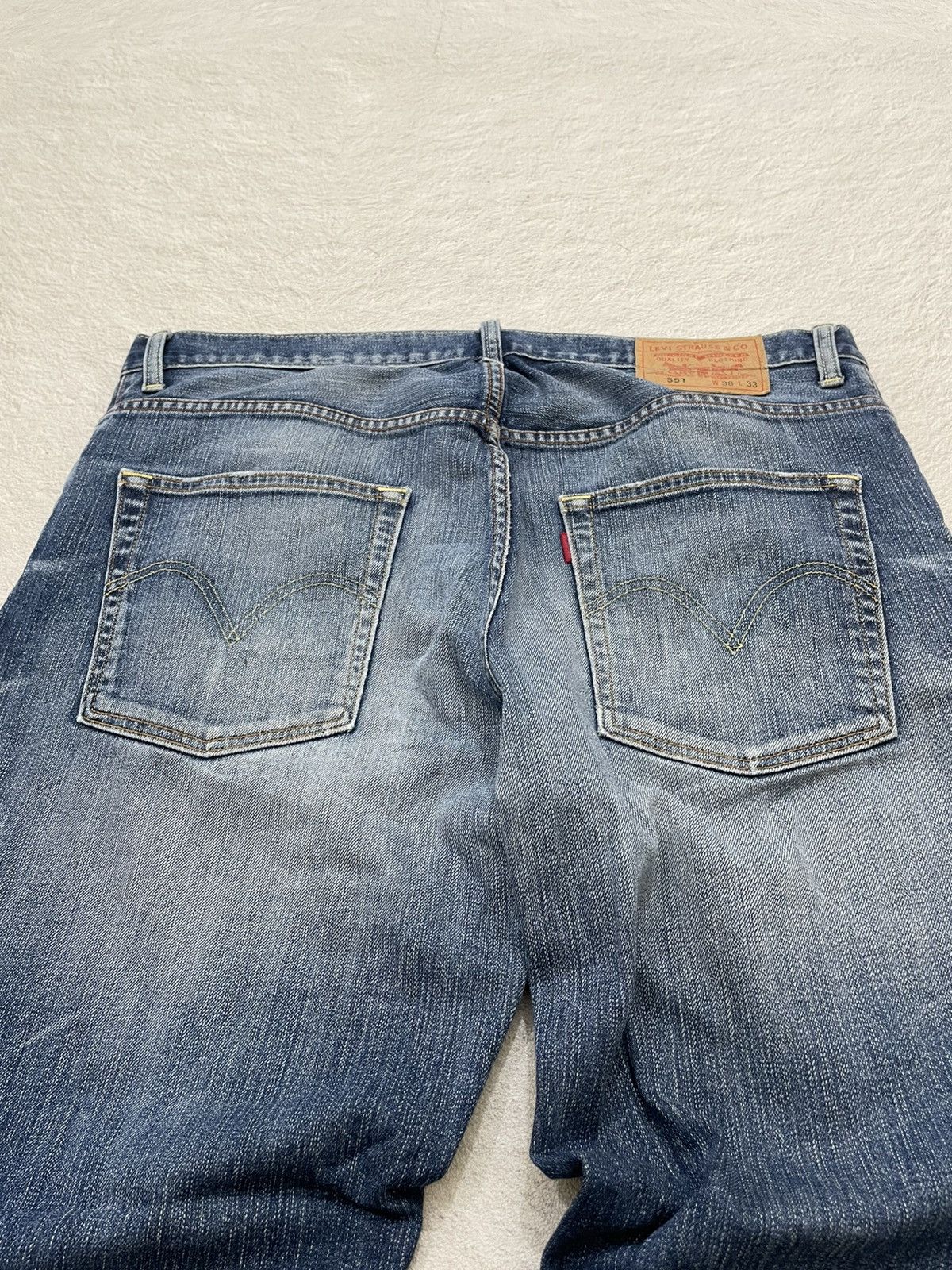 Levi's Levis 551 Vintage Stonewash Denim Size US 37 - 9 Thumbnail