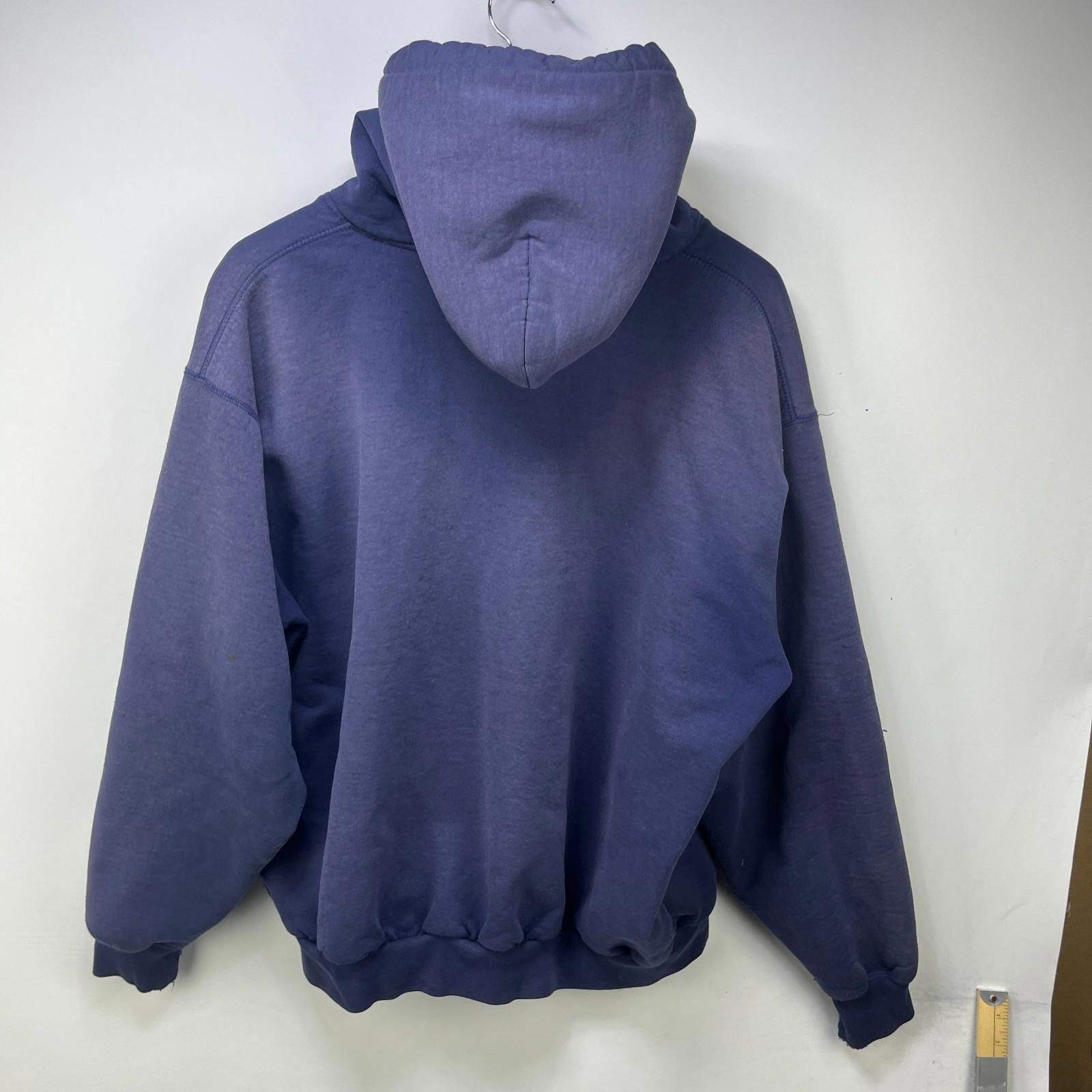 Nike Vintage 90s Carhartt Sun Faded Zip Up Hoodie Large Thermal Size US L / EU 52-54 / 3 - 9 Thumbnail