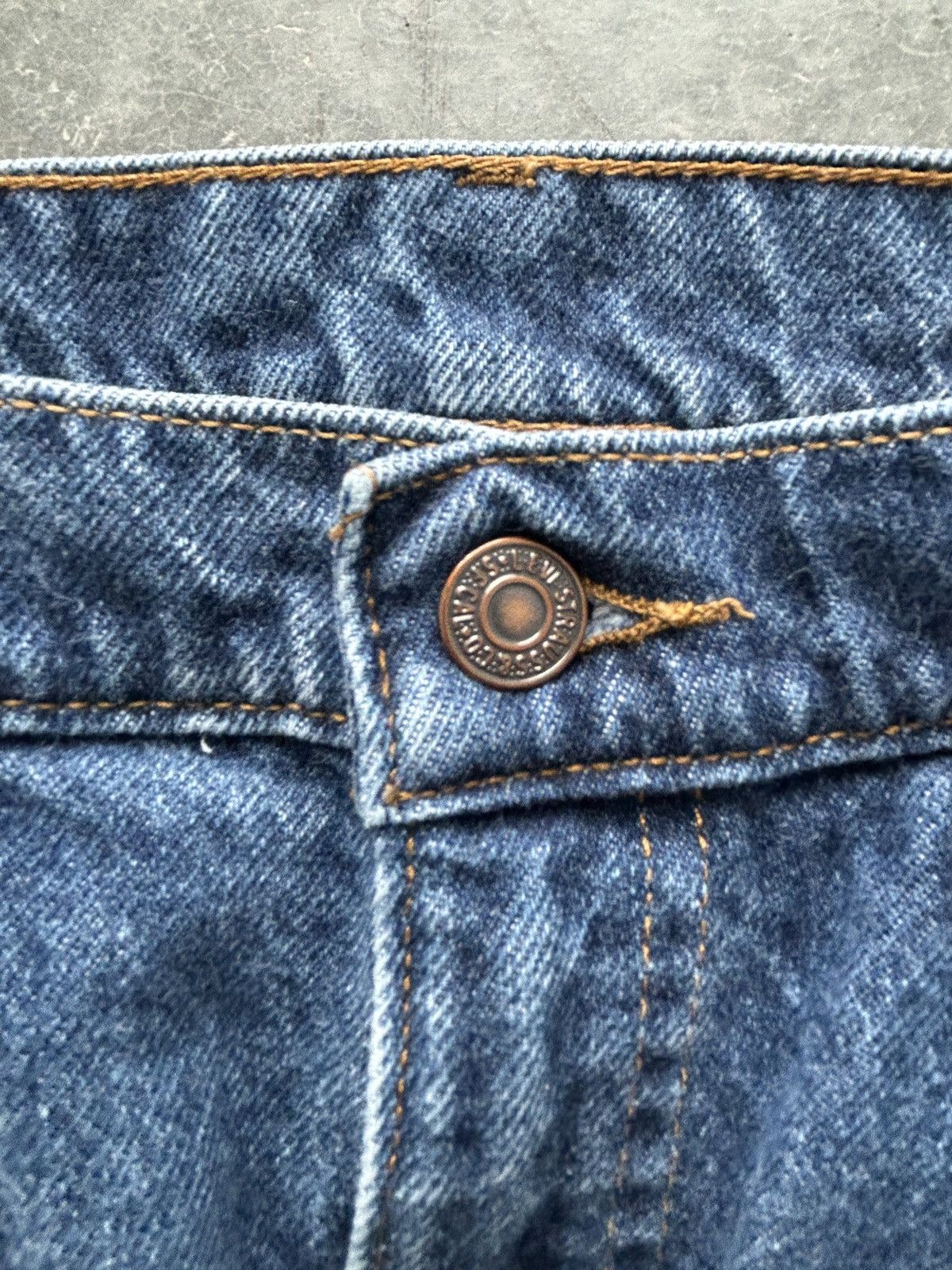 Levi's Vintage 90s Levis 505 Denim Jeans 33x30 Dark Wash Size US 33 - 5 Thumbnail