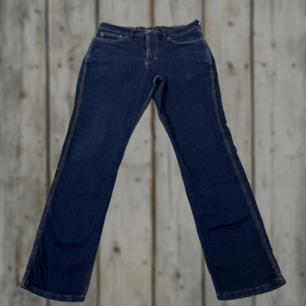Vintage Origin Jeans Men 32x32 Blue Slim Straight Fit Stretch Denim Pants USA Made Size US 32 / EU 48 - 1 Thumbnail