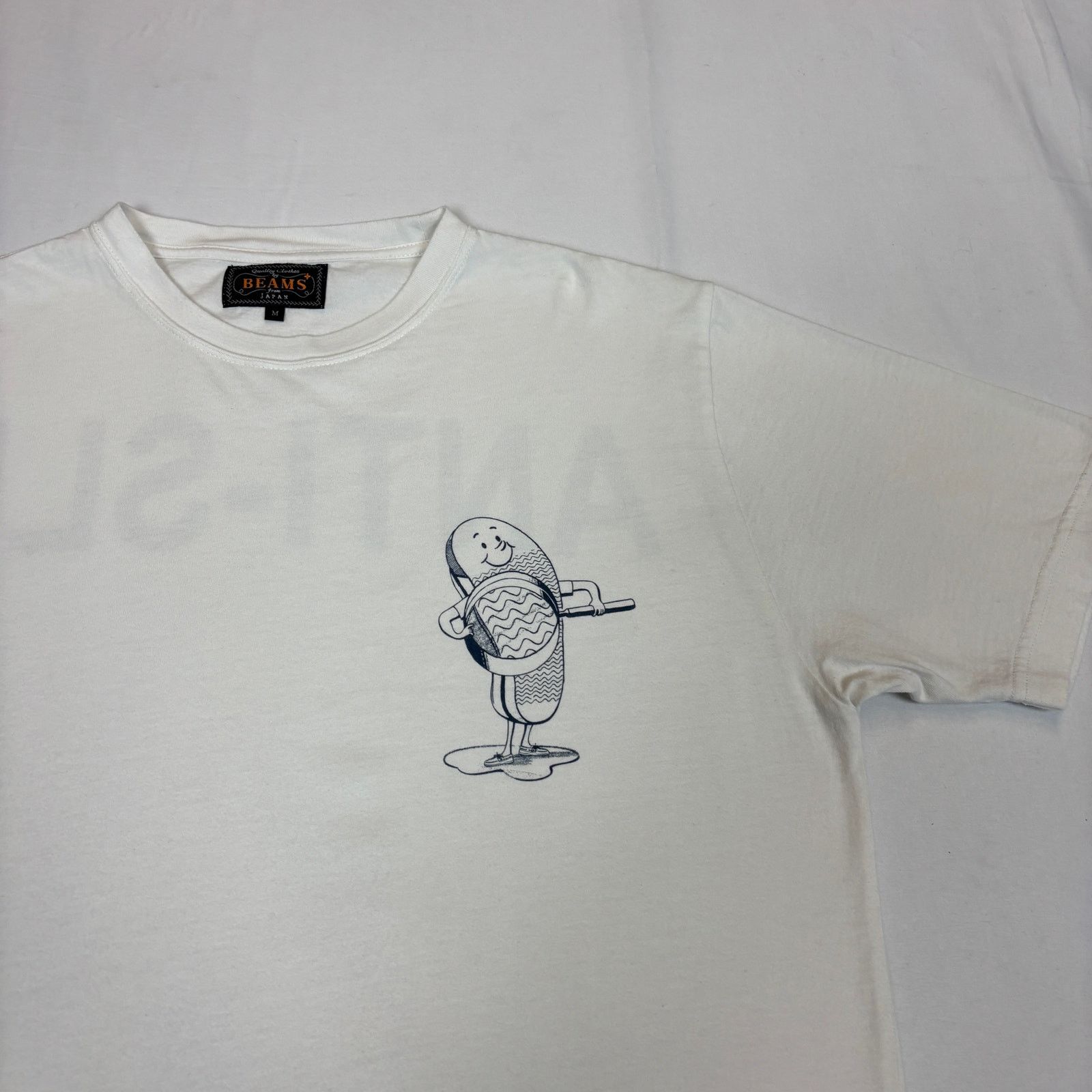 Beams Plus Beams Japan Anti Slip Shoe Print T Shirt Men's Medium Size US M / EU 48-50 / 2 - 4 Thumbnail
