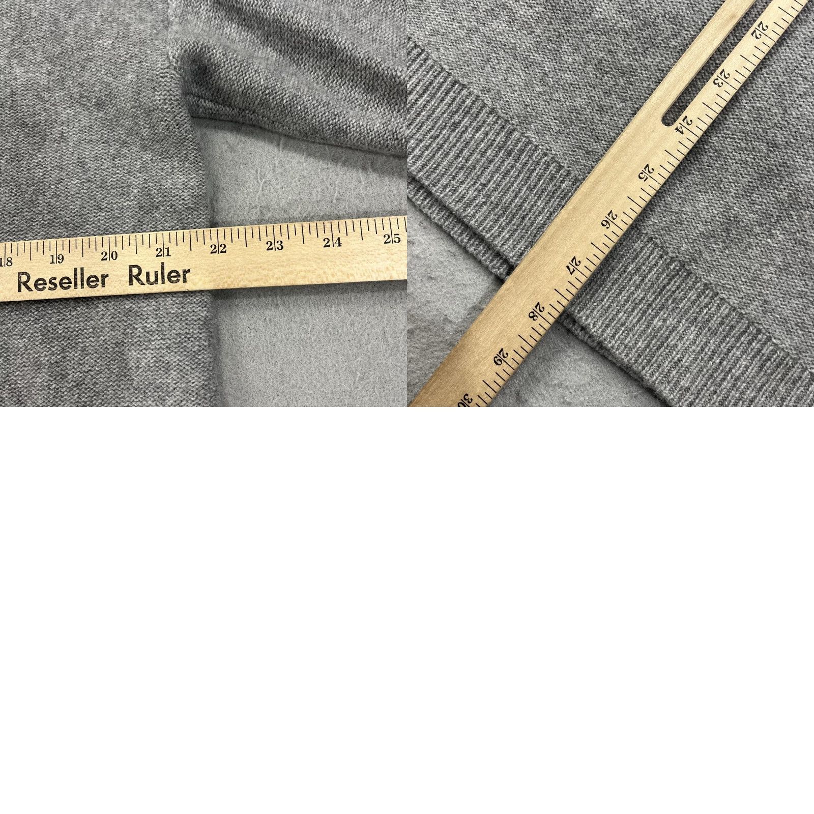 Vintage Garnet Hill Sweater Womens Small Gray 100% Cashmere Hooded Tunic Knit Pullover Size S / US 4 / IT 40 - 8 Thumbnail