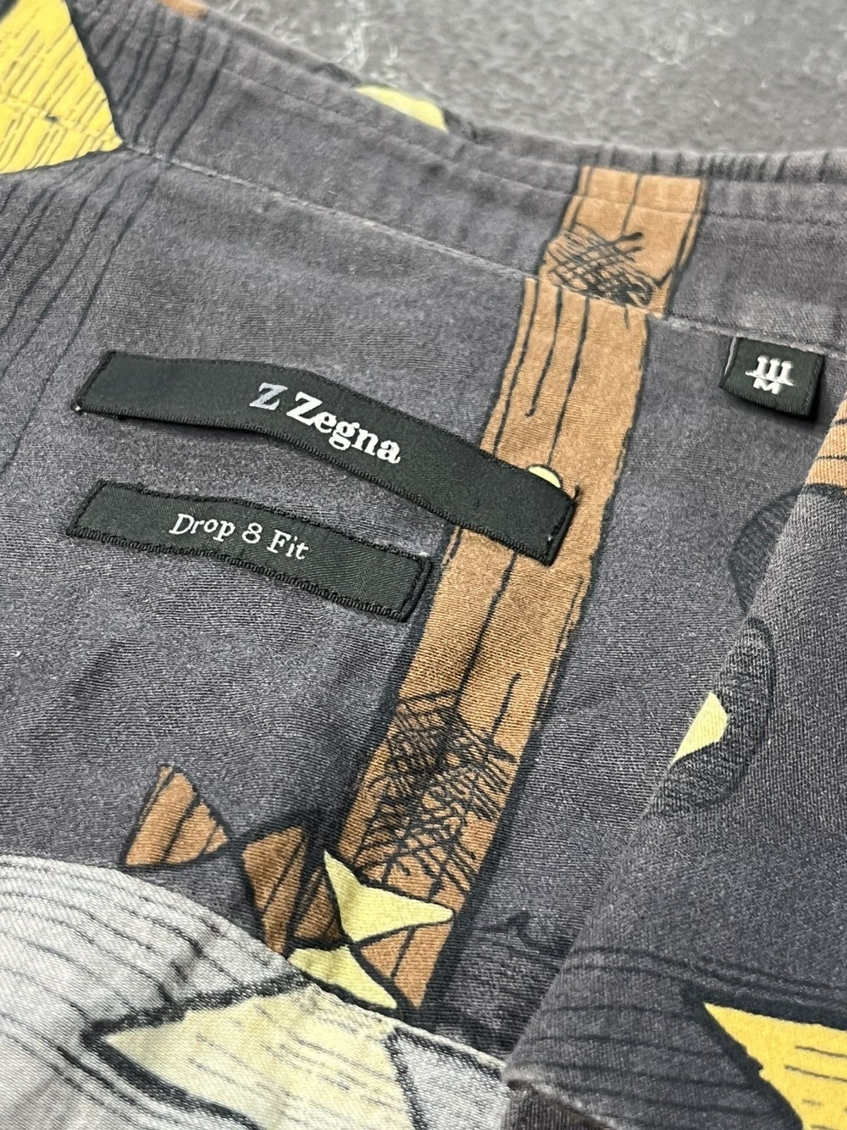 Z Zegna Zegna long sleeve button up with retro pattern Size US M / EU 48-50 / 2 - 3 Thumbnail