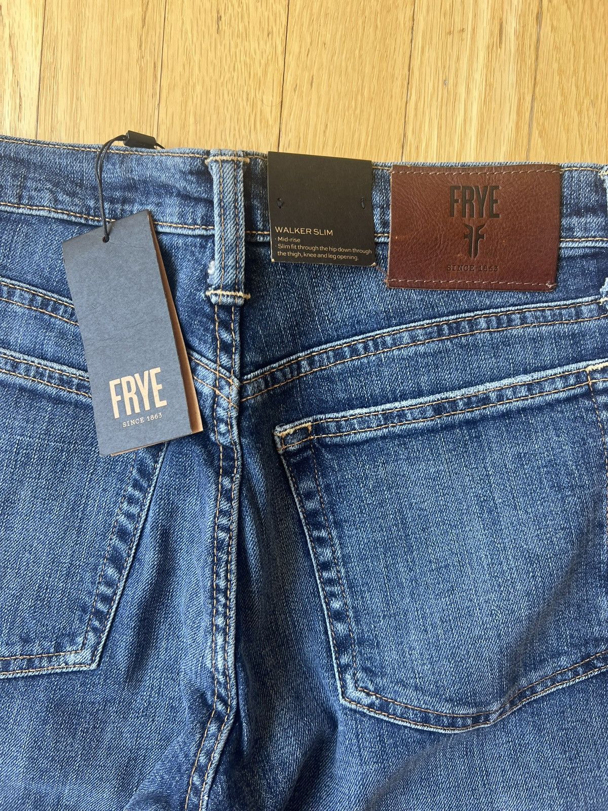 Frye Frye Indigo Walker Slim Denim Size US 29 - 4 Thumbnail