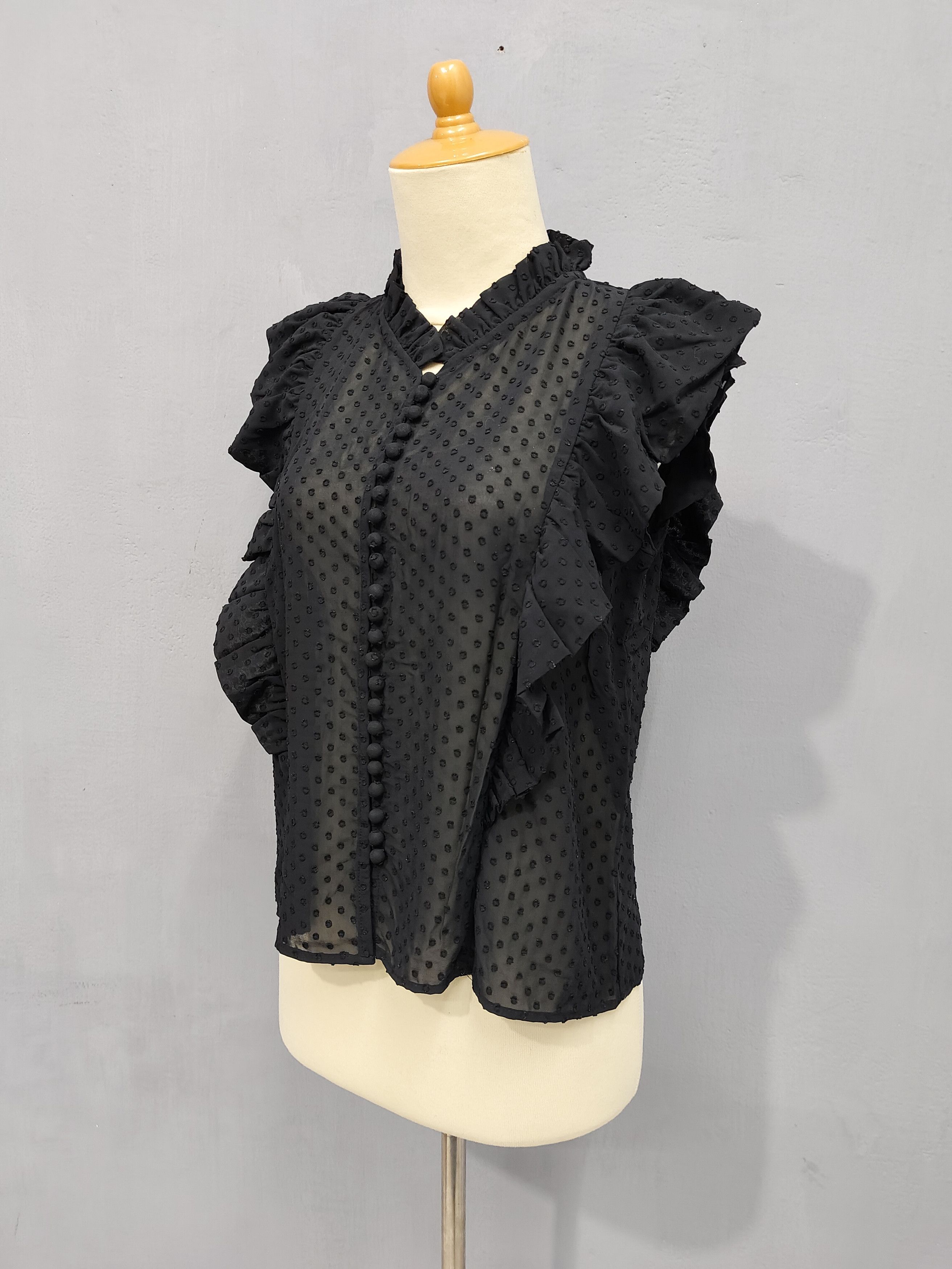 Beams Japan Carolina Glaser🇯🇵 Gothic Lolita Mori Otome Layered Top Size M / US 6-8 / IT 42-44 - 3 Thumbnail