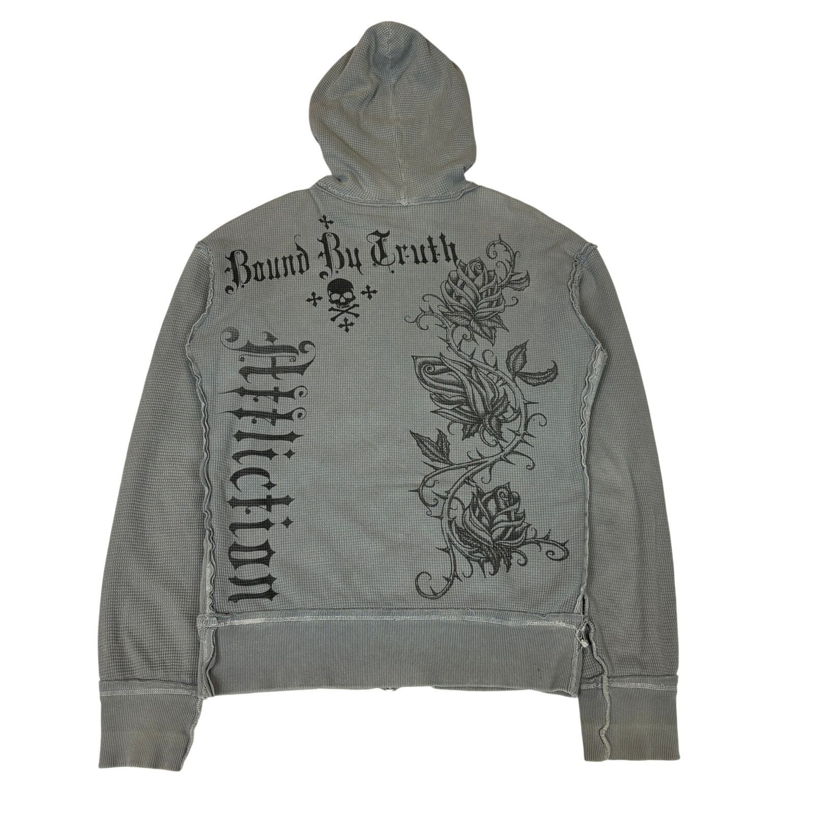 Affliction Affliction Reversible Full Zip Hoodie Thermal Mens Large Y2K Size US L / EU 52-54 / 3 - 1 Thumbnail