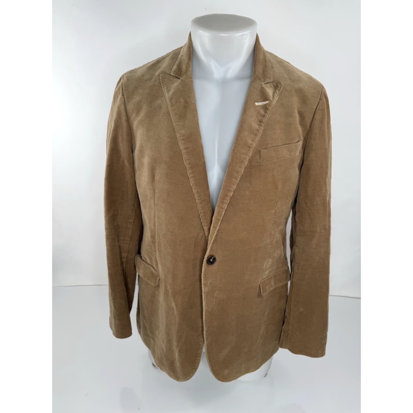 Gant GANT Cordster Rugger WOOL Blazer Jacket EXC Elbow Patch Sz. US 40 UK 50 Brown Corduroy Men Vintage? Size 40R - 2 Thumbnail