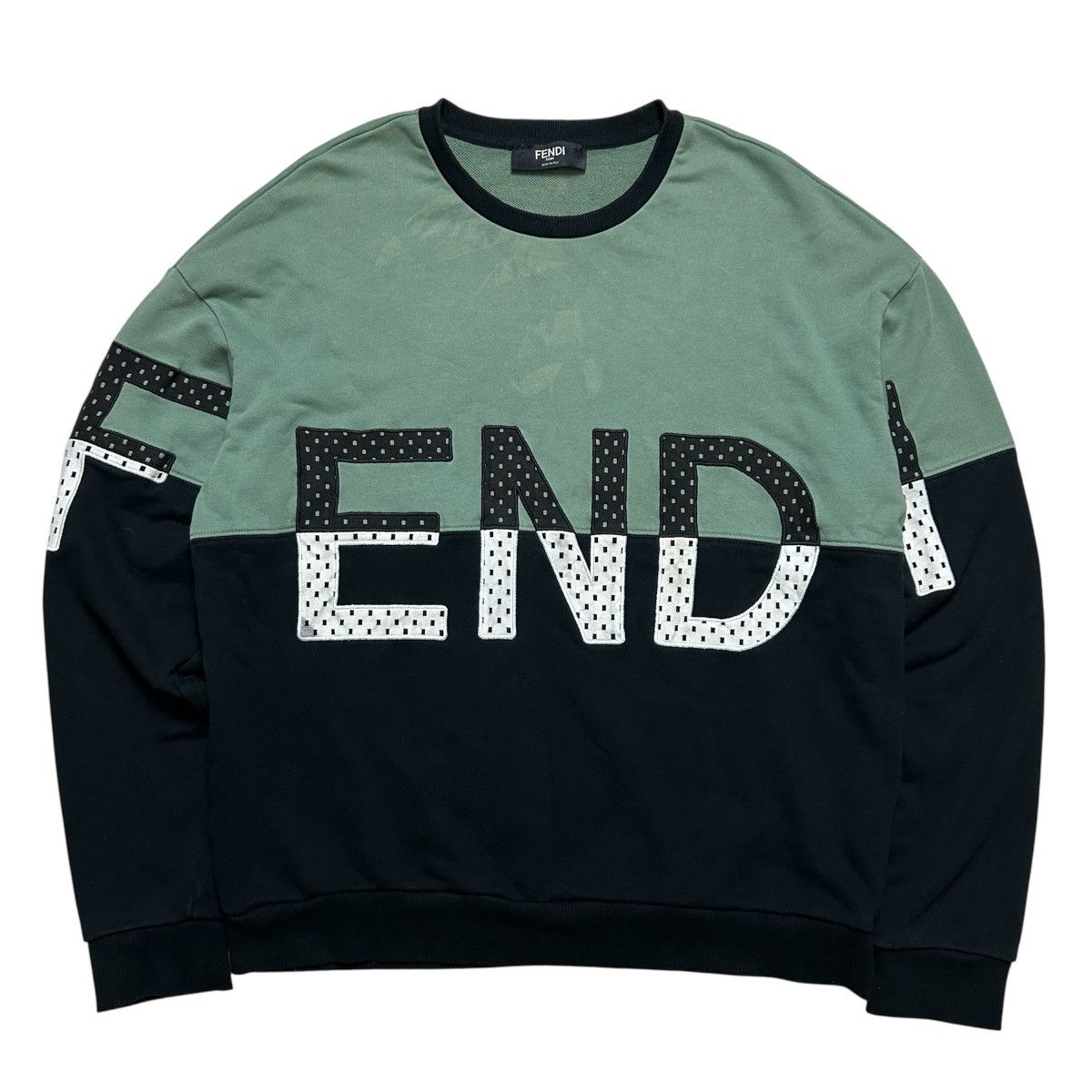 Fendi FENDI Big Logo Sweatshirt 2021 AW Size US M / EU 48-50 / 2 - 2 Thumbnail