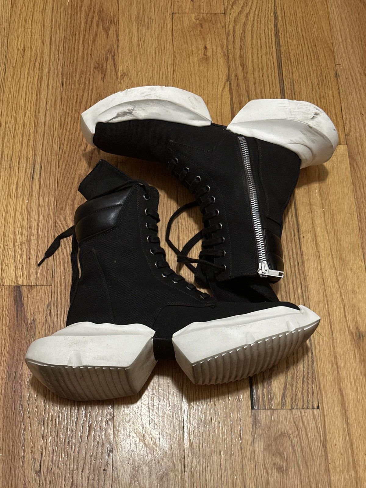 Rick Owens × Rick Owens Drkshdw Ricks Owens DRKSHDW Army Split Size US 9 / EU 42 - 2 Thumbnail