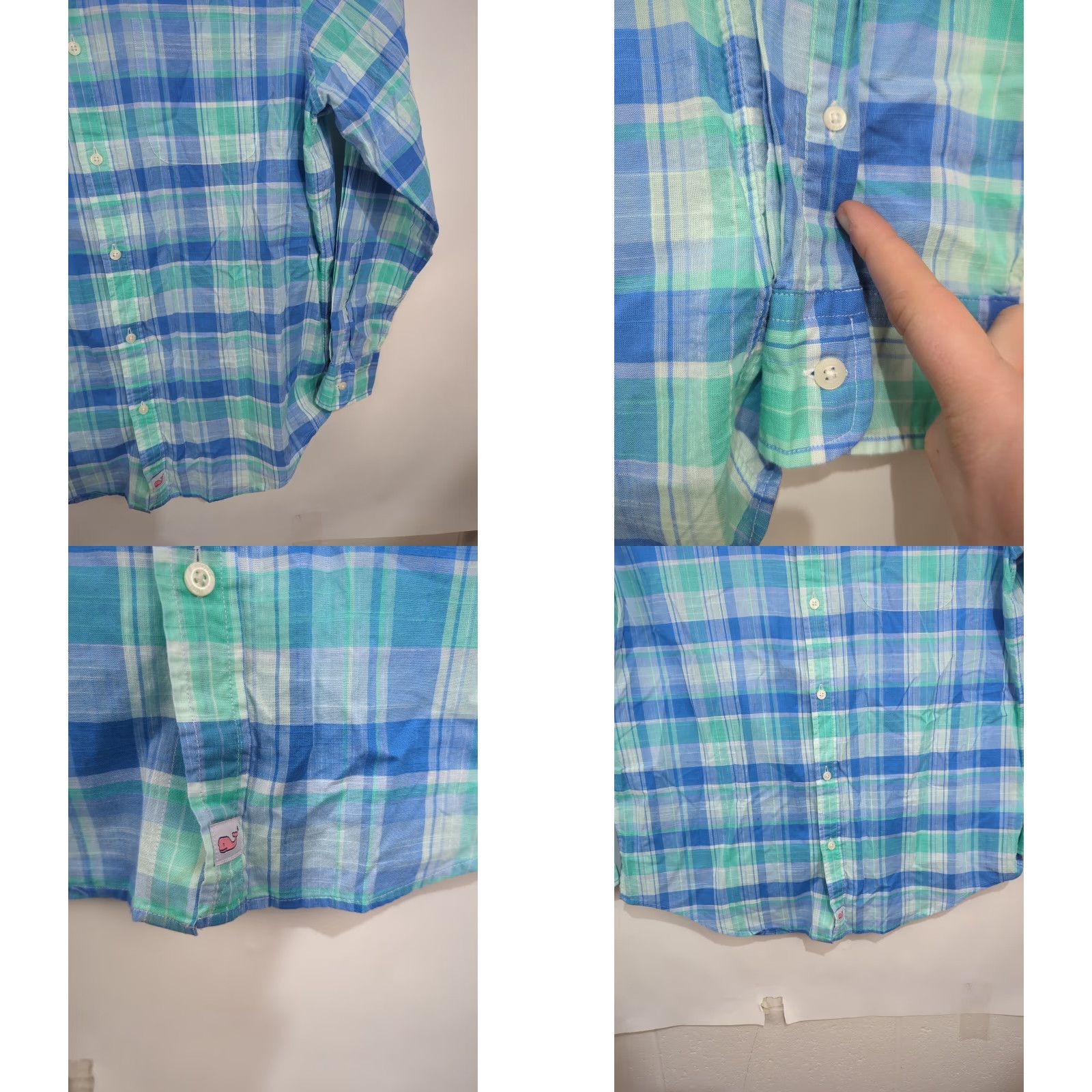 Vineyard Vines Vineyard Vines Mens Shirt Murray Button Down Long Sleeve Plaid Classic Fit Multicolor Blue CSVC? Size US L / EU 52-54 / 3 - 8 Thumbnail