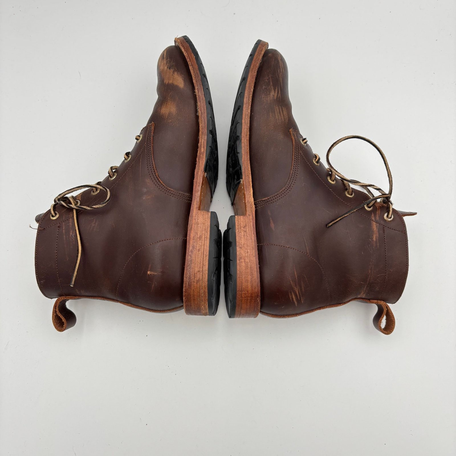 2120 Handcrafted 2120 Detroit Boot Leather Lace Up Work Boots Men's 10 Size US 10 / EU 43 - 6 Thumbnail