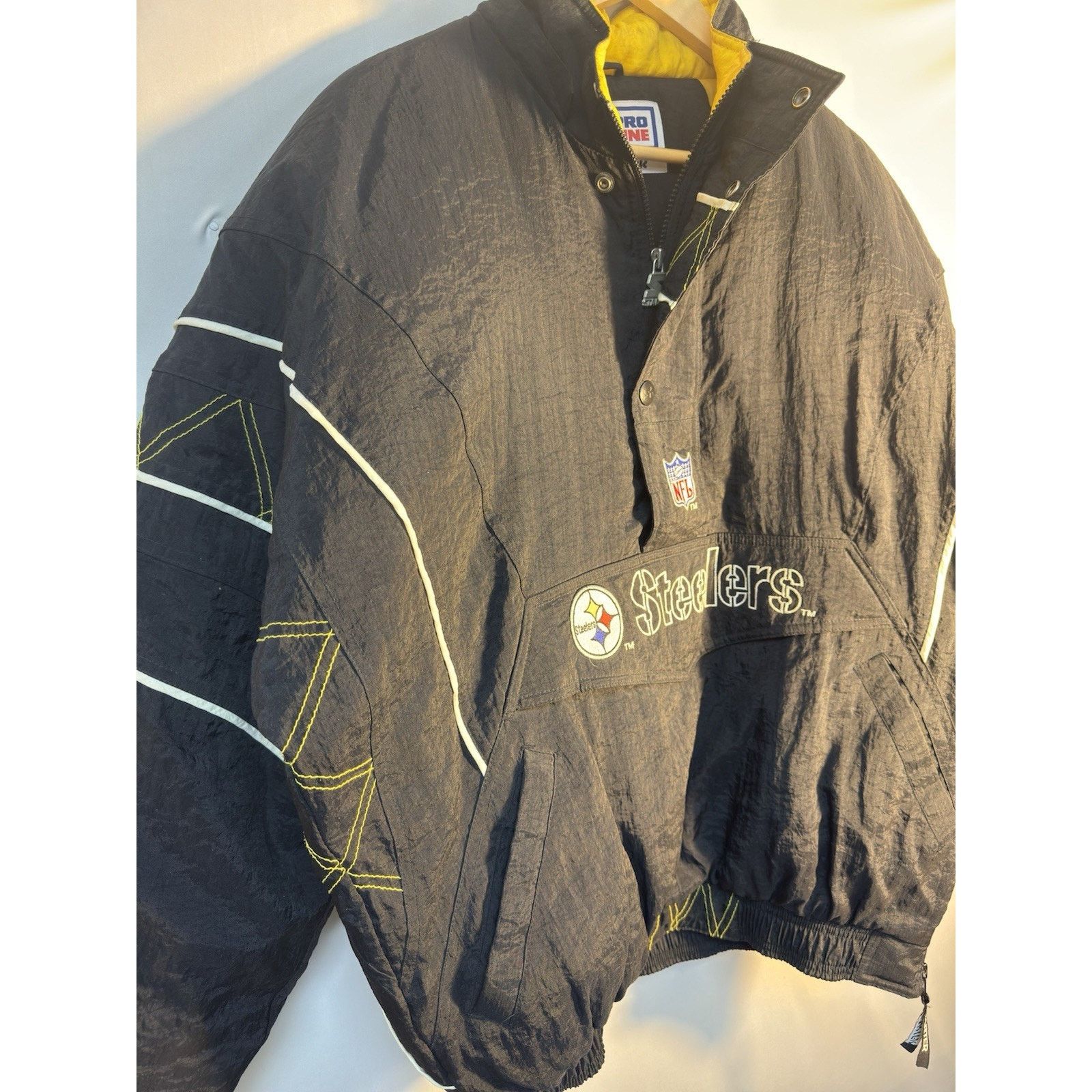 Starter Vintage Starter Steelers Pullover Jacket L NFL Pro Line 90s Size US L / EU 52-54 / 3 - 2 Thumbnail