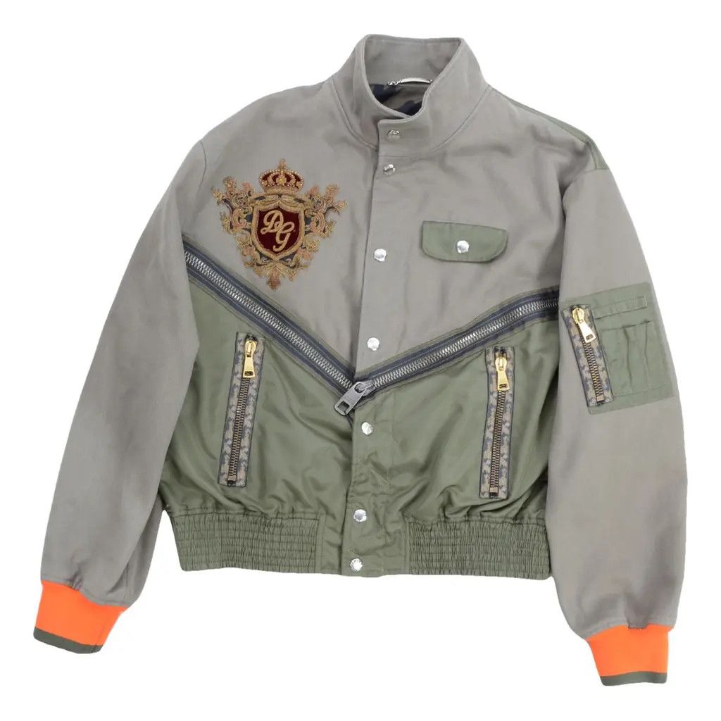 o1y0125 Logo Two-Tone Jacket in Multicolor