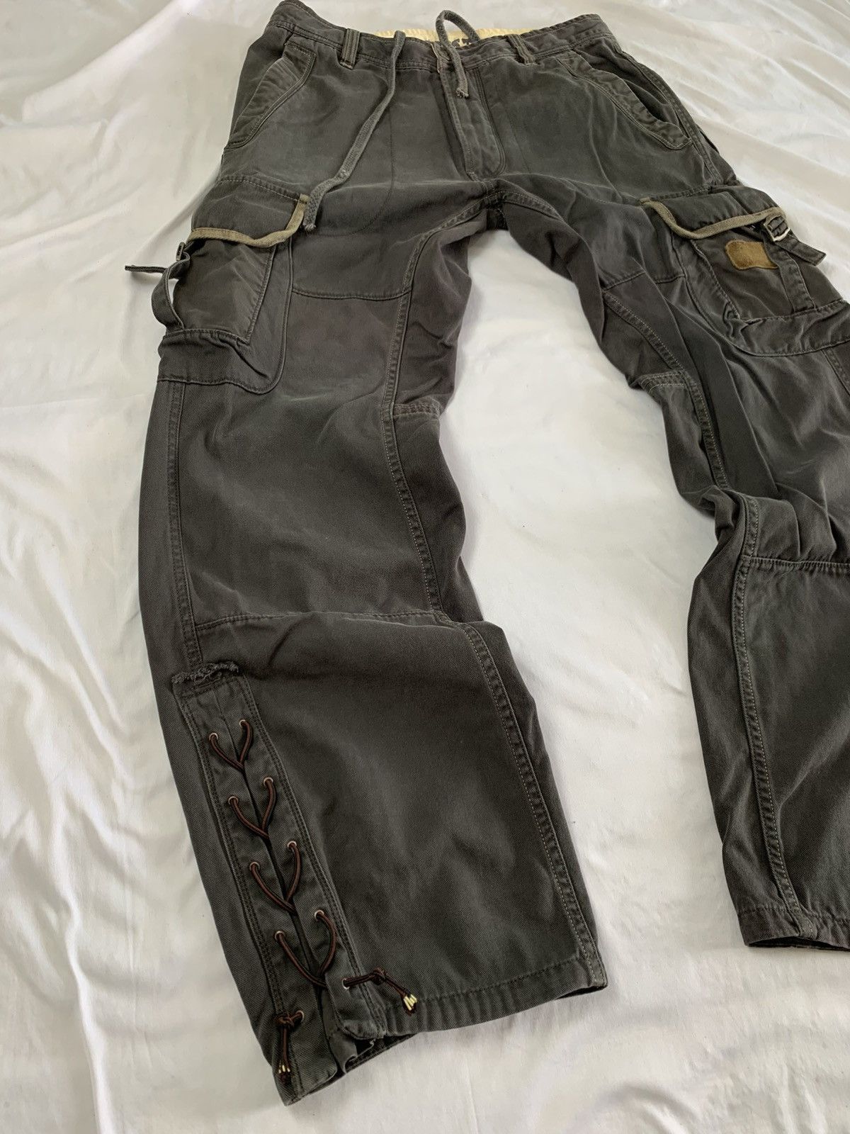 Le Grande Bleu (L.G.B.) Laceup diesel archive pant multipocket Size US 32 / EU 48 - 3 Thumbnail