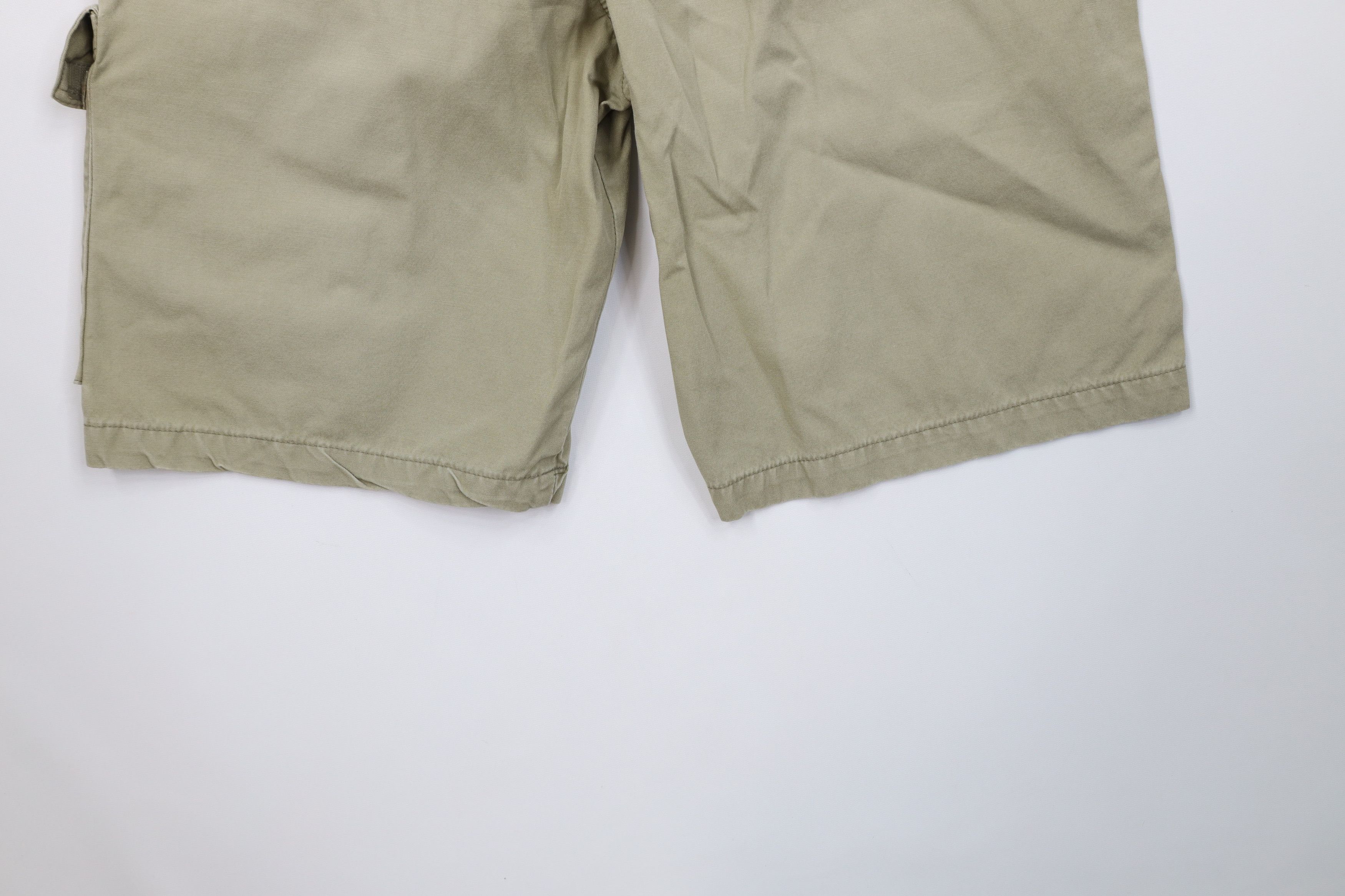 Levi's Vintage Y2K 2001 Levis L2 Big Pocket Shorts Beige Cotton Size US 32 / EU 48 - 15 Thumbnail