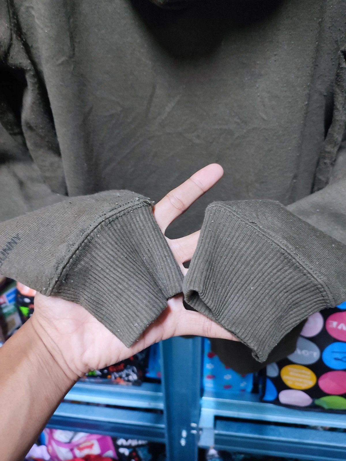 Playboy Playboy Bunny “Los Angeles” Lightweight Hoodie – Olive Green Size US S / EU 44-46 / 1 - 6 Thumbnail