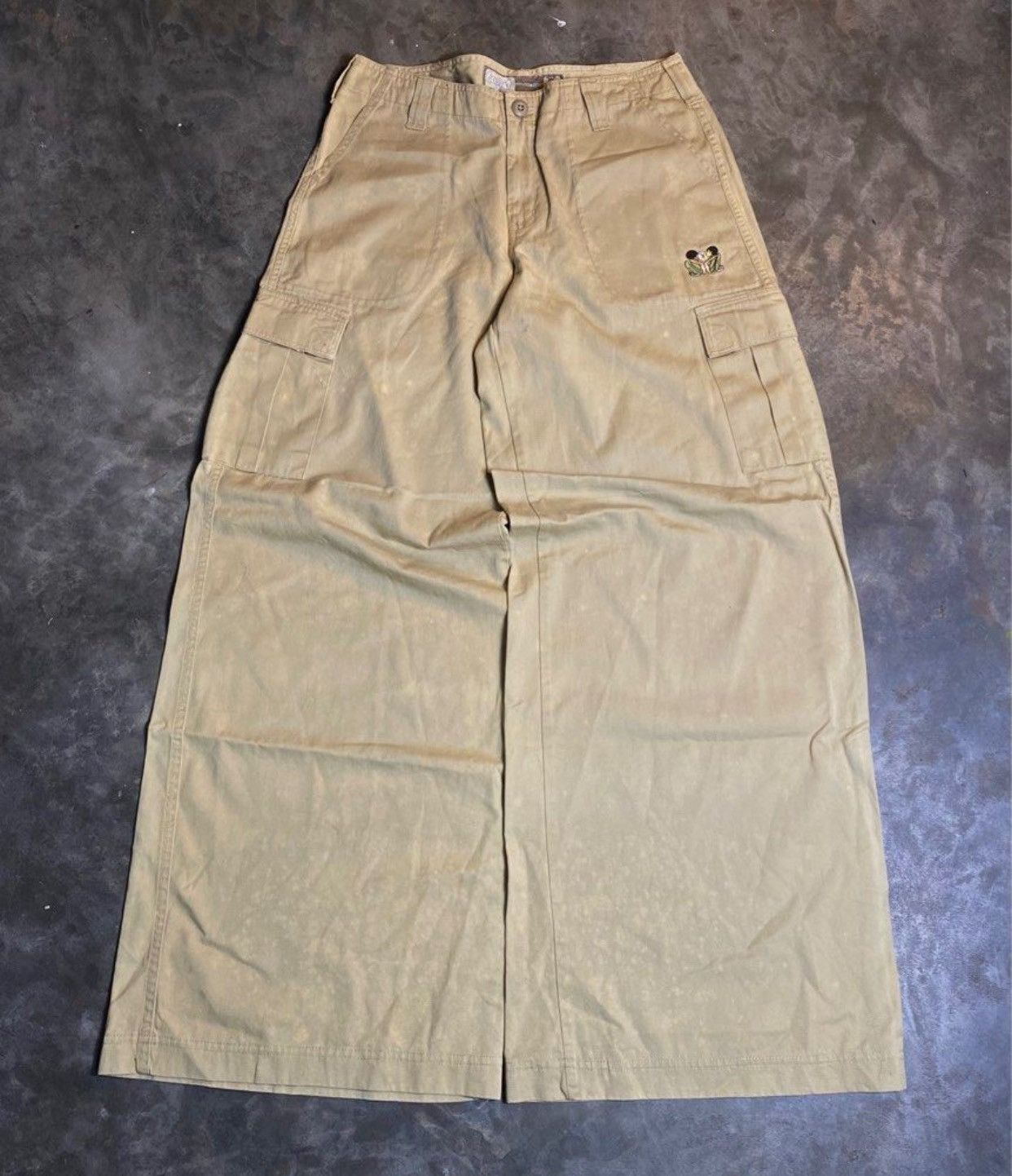 JNCO 🔥Vintage 90s🔥 Buggirls Cargo Super Baggy Wideleg Size 31" - 1 Thumbnail