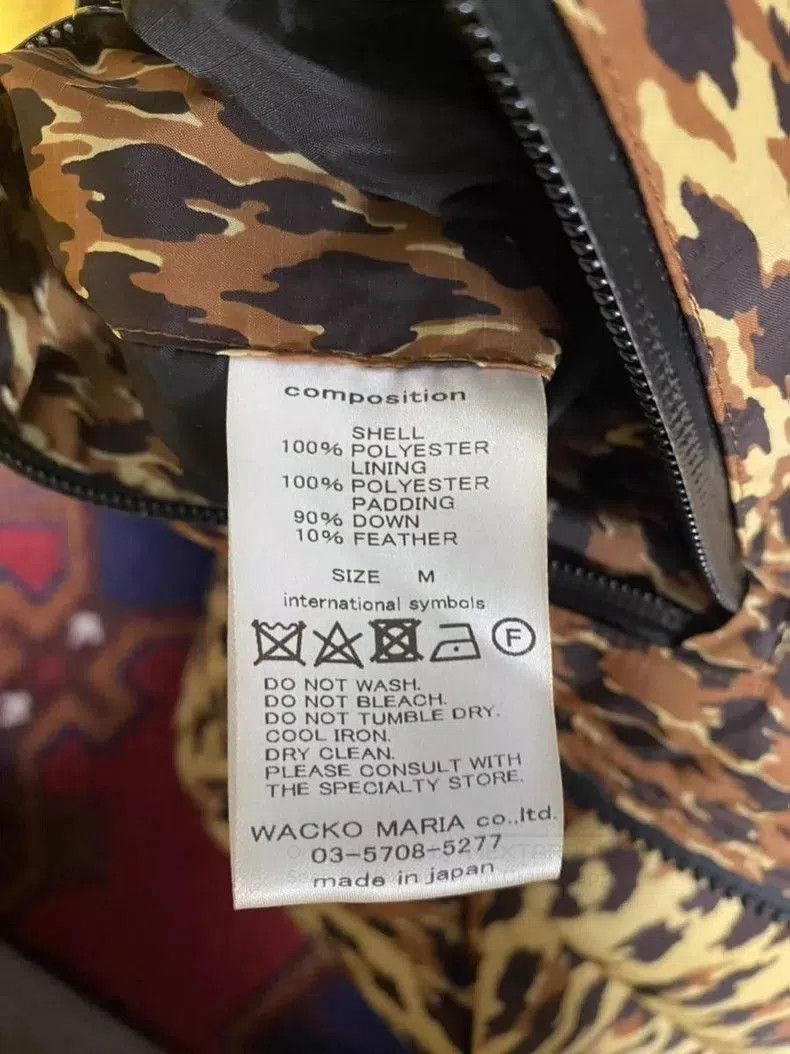 Vintage Wacko Maria Leopard Print Puffer Jacket Size US M / EU 48-50 / 2 - 3 Thumbnail