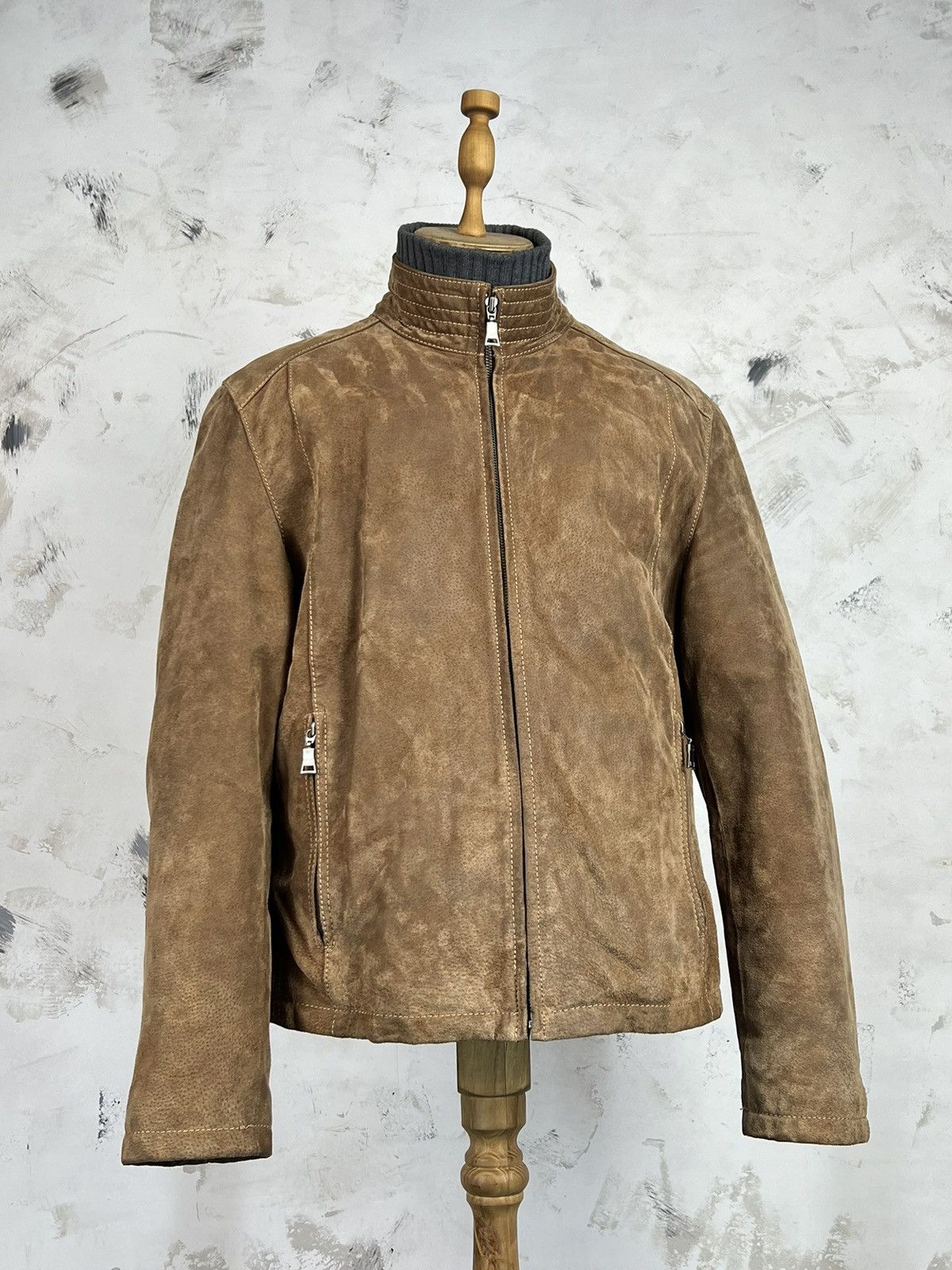 Angelo Litrico Vintage Angelo Litrico Leather Jacket Size M Size US M / EU 48-50 / 2 - 2 Thumbnail