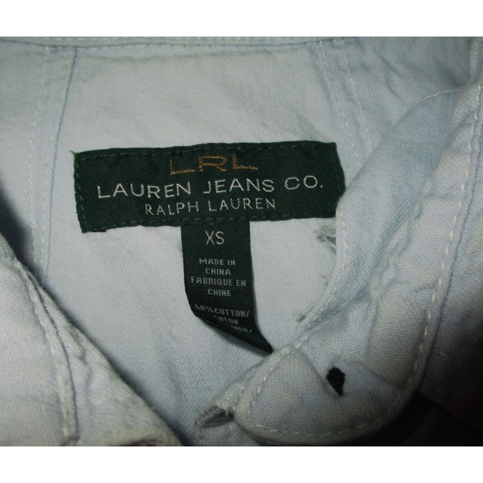 Ralph Lauren LAUREN Ralph Lauren Denim Jacket Women's XS Blue Linen Blend Size XS / US 0-2 / IT 36-38 - 6 Thumbnail