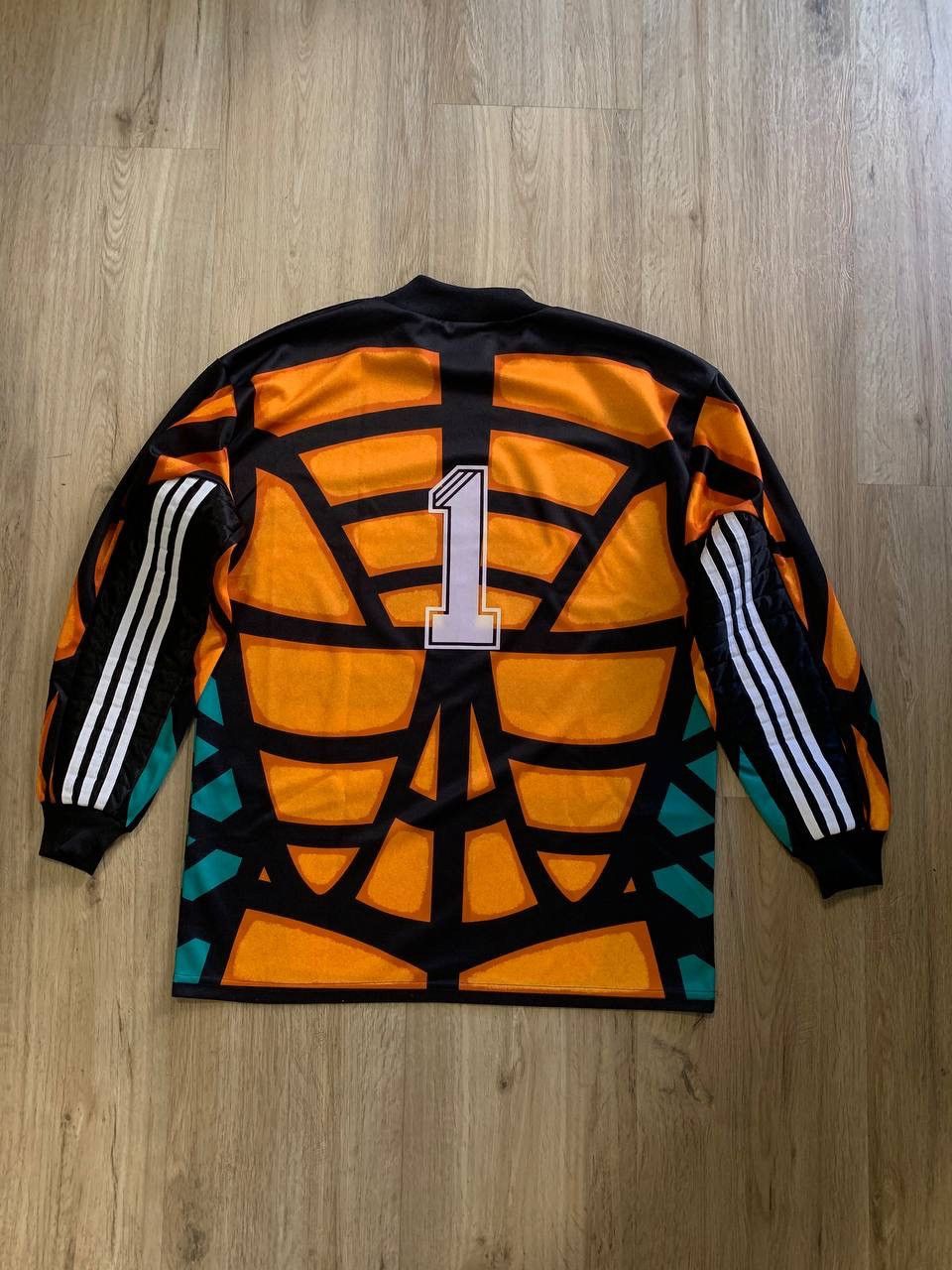 Adidas Adidas 90er TORHÜTER FUSSBALL SHIRT FUSSBALL TRIKOT Size US S / EU 44-46 / 1 - 9 Thumbnail