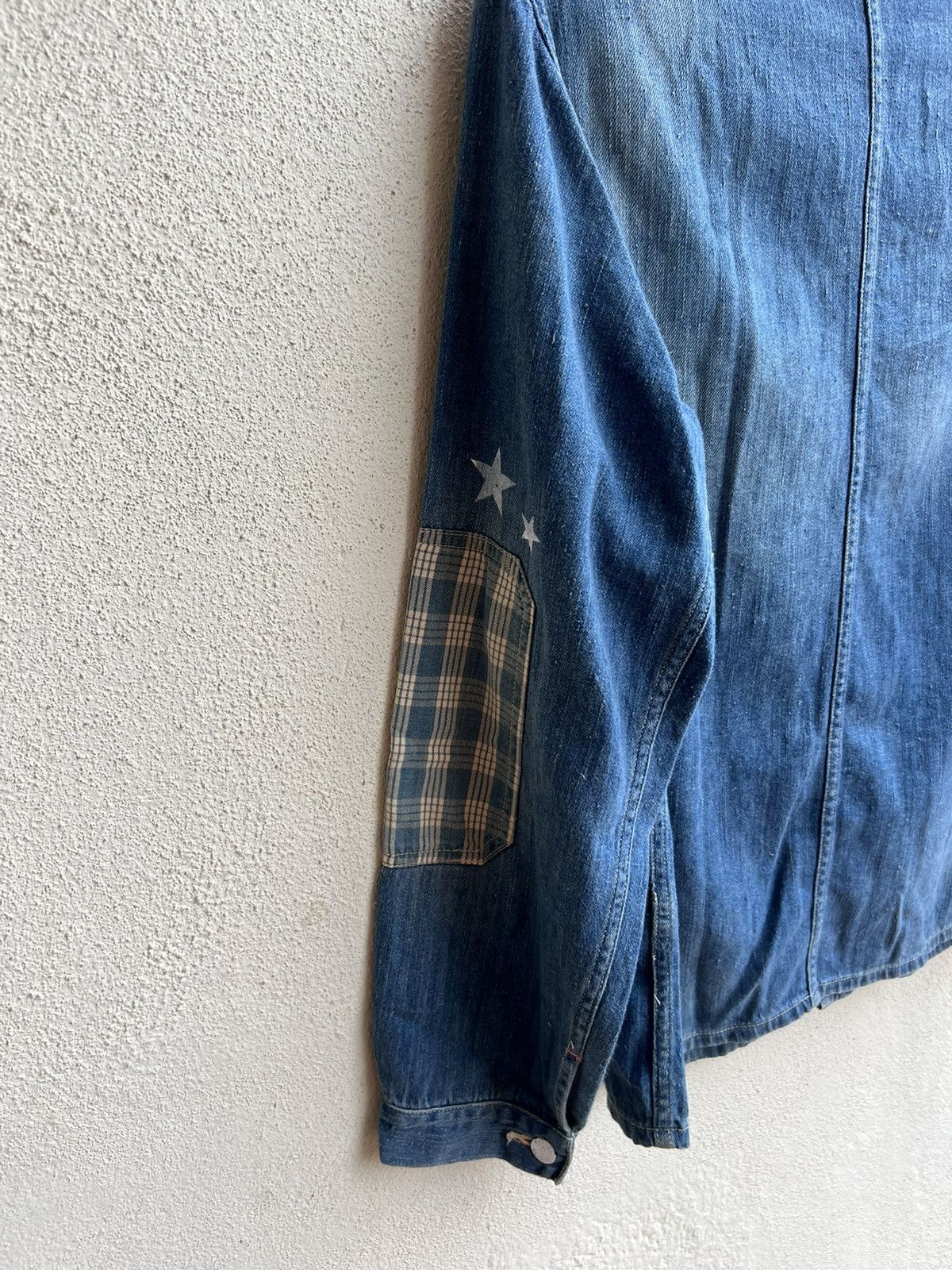 Porter Classic Porter Classic Light Denim Multiple Pocket Chore Jacket Size US S / EU 44-46 / 1 - 14 Thumbnail
